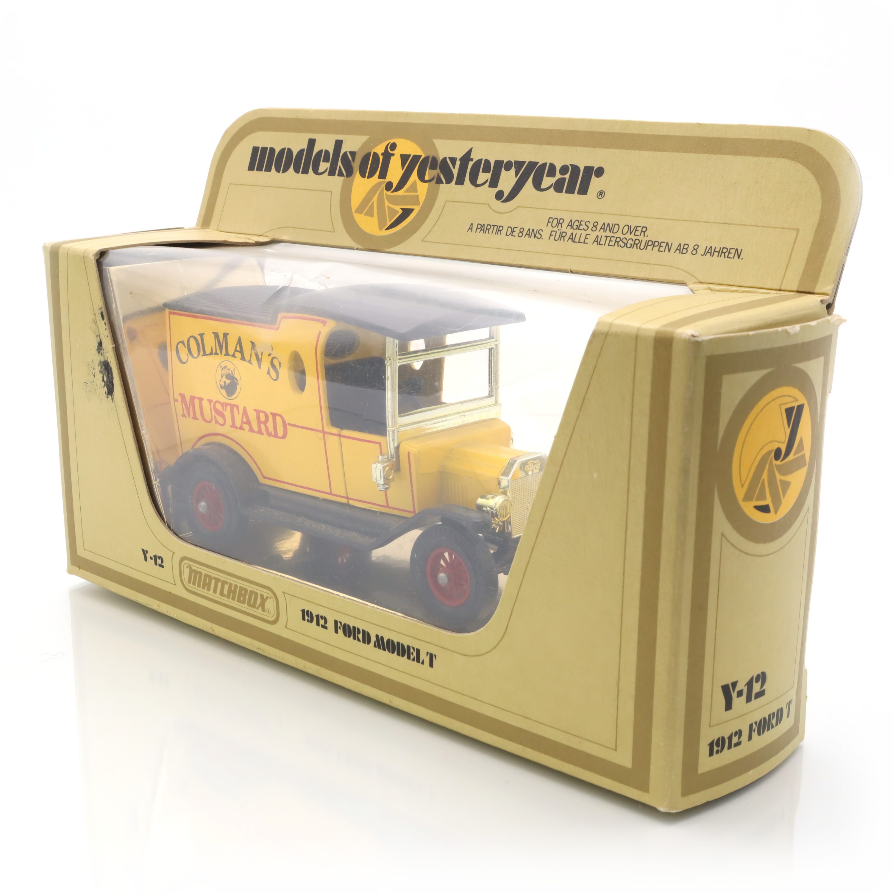 Y-12 1912 Ford Model T - Colman’s Mustard Limited Edition - Druckguss-Sammlermodell - Matchbox Modellreihe Yesteryear