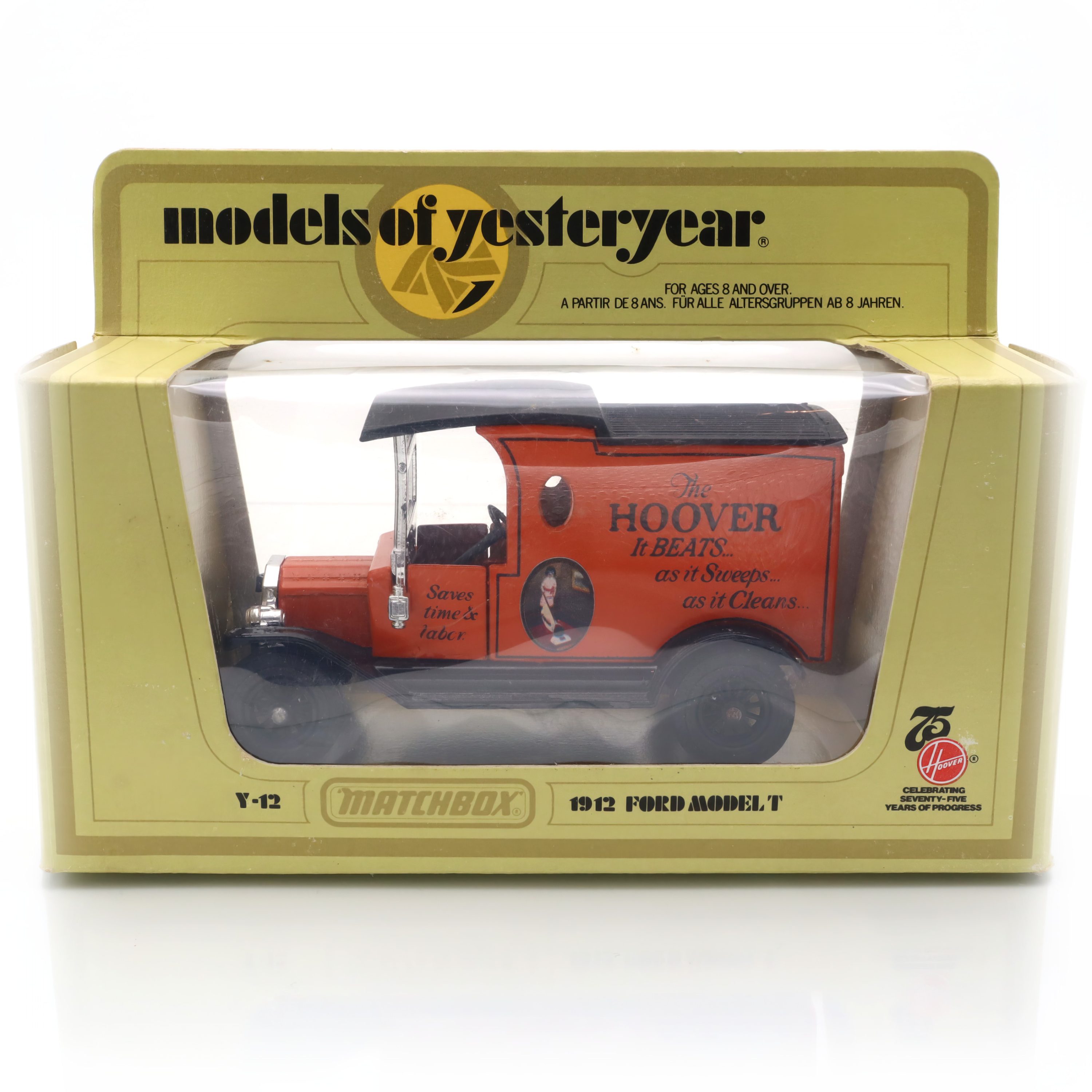 Y-12 1912 Ford Modell T - Vintage Druckguss-Sammlerstück - Matchbox Modelle Aus Vergangenen Zeiten - Klassisches Ford Erinnerungsstück