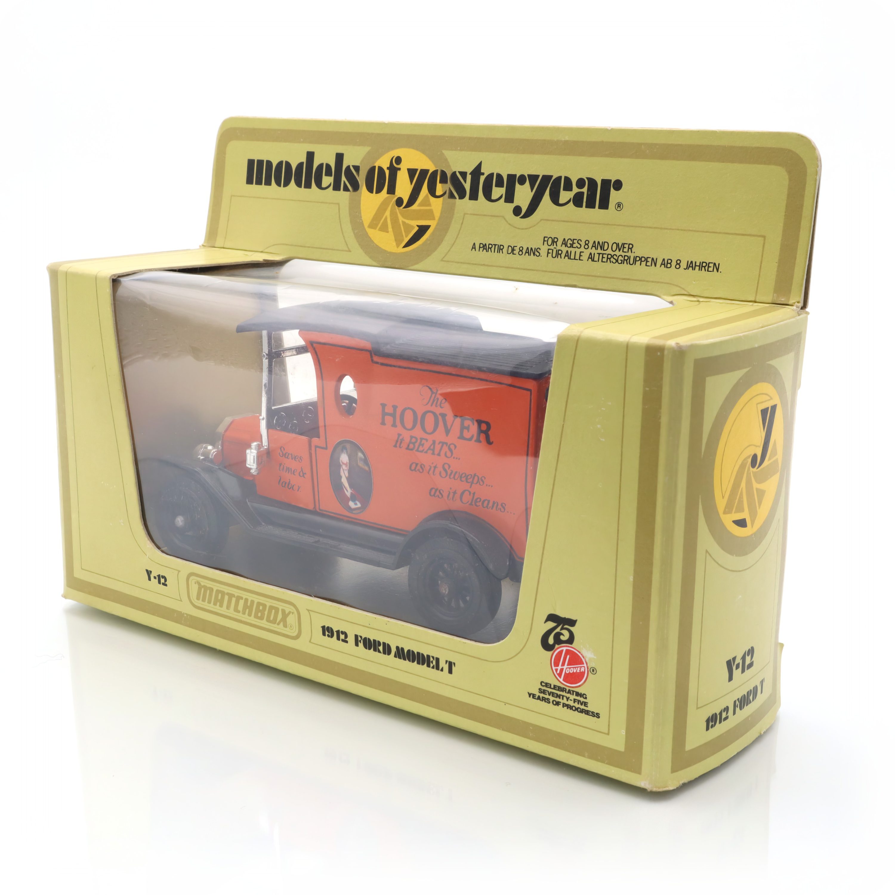 Y-12 1912 Ford Modell T - Vintage Druckguss-Sammlerstück - Matchbox Modelle Aus Vergangenen Zeiten - Klassisches Ford Erinnerungsstück