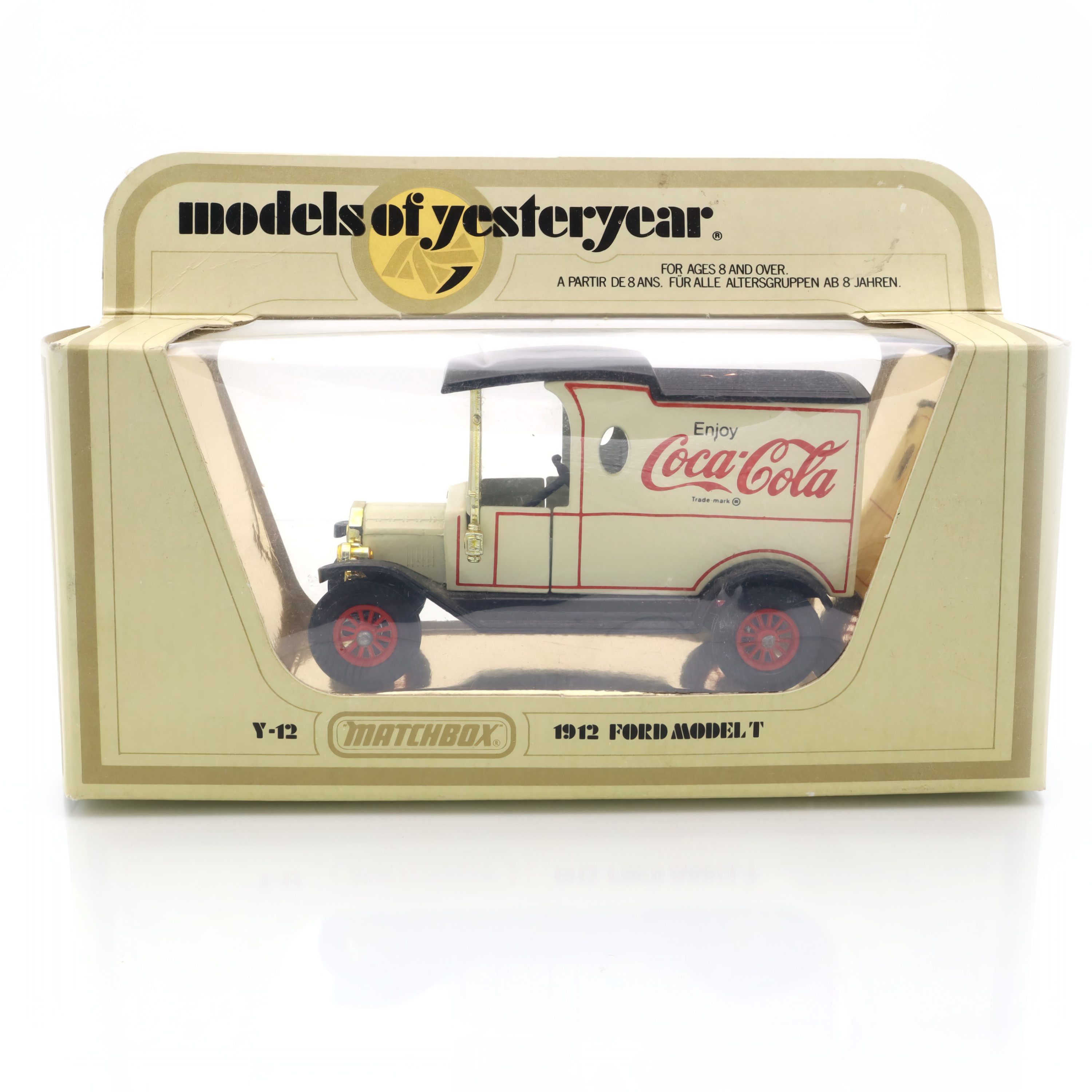 Y-12 1912 Ford Model T - Coca Cola Edition - Druckgussmodell - Sammler-Miniatur - Vintage-Replik - Matchbox Models Of Yesteryear