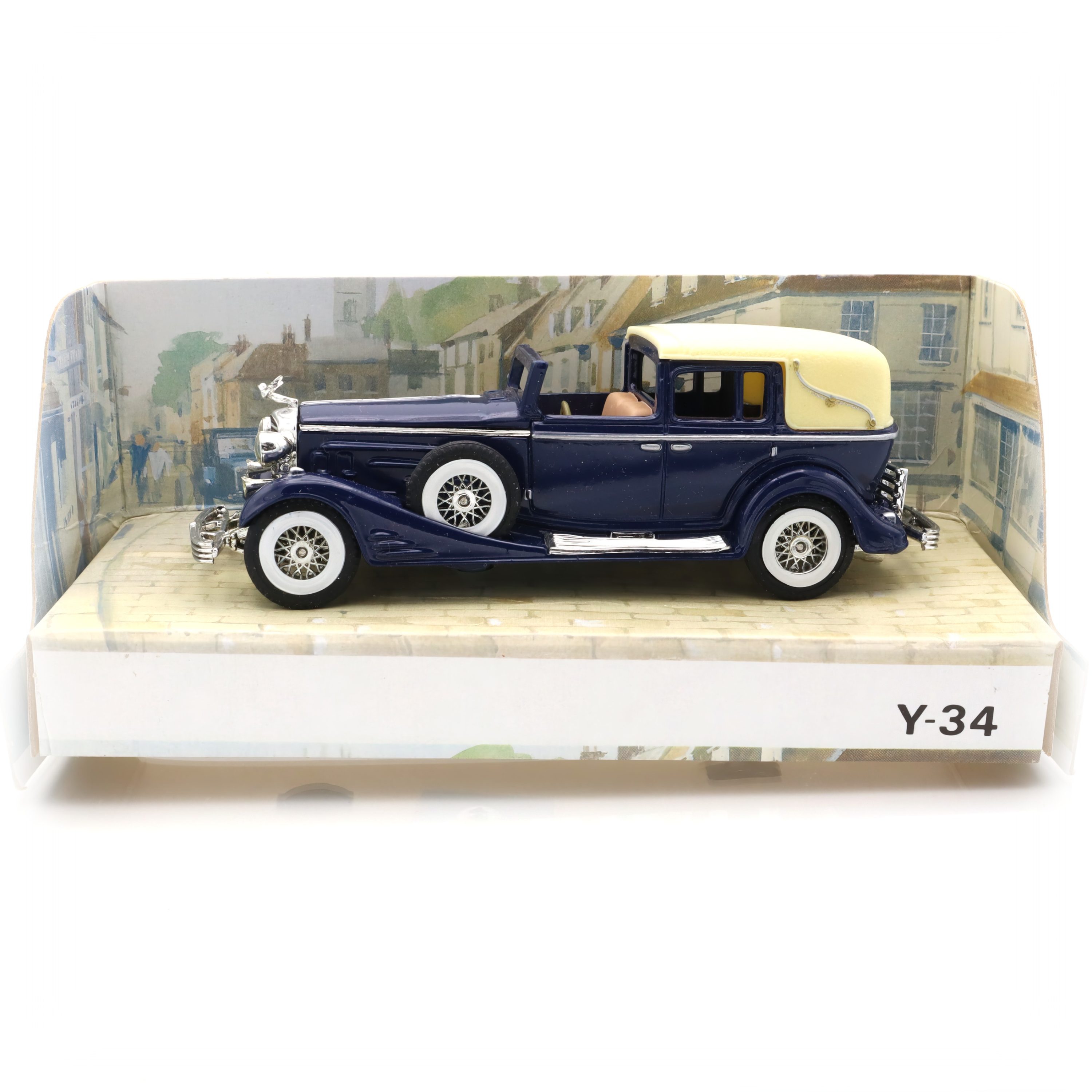 Y-34 Cadillac V16 - Modellauto Aus Druckguss Aus Den 1930er Jahren - Vintage Sammlerstück - Nachbildung Eines Klassischen Automobils