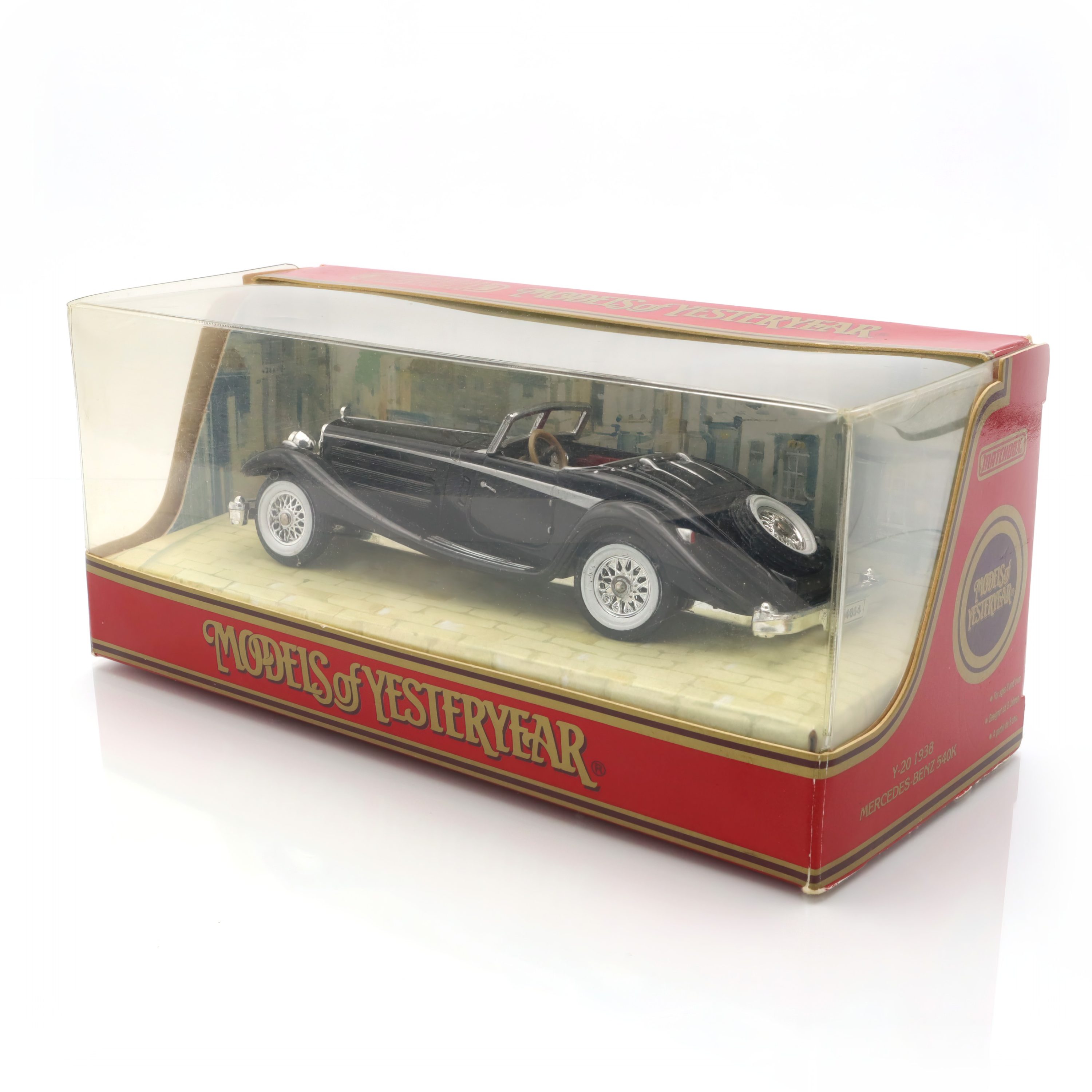 Y-20 Mercedes Benz Roadster - Vintage Druckguss-Sammlerstück - Matchbox Models Of Yesteryear - Seltenes Antikes Spielzeug
