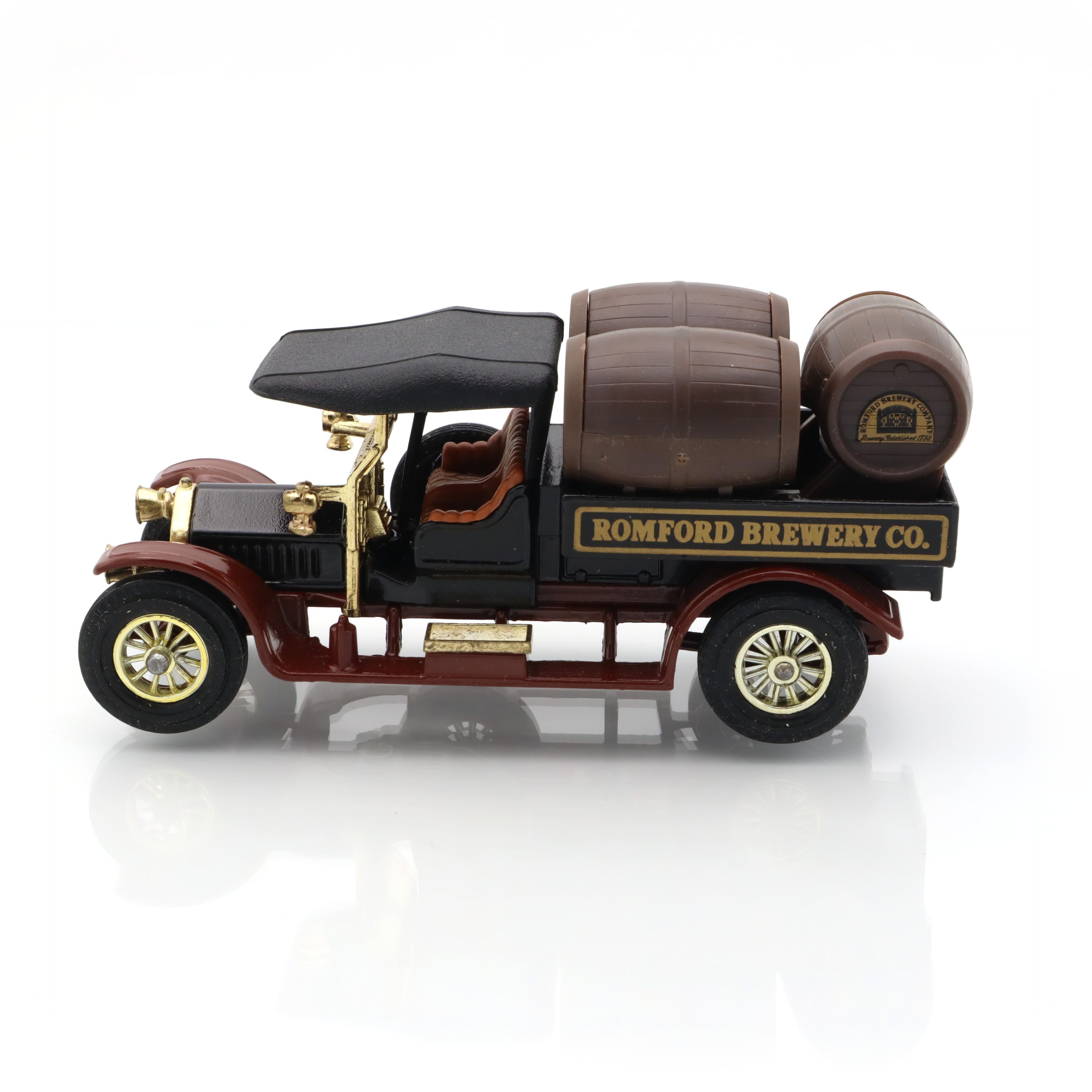 Y-26 1918 Crossley Bier-Lkw - Vintage Druckguss - Sammlermodell - Brauerei-Thema - Klassisches Nutzfahrzeug