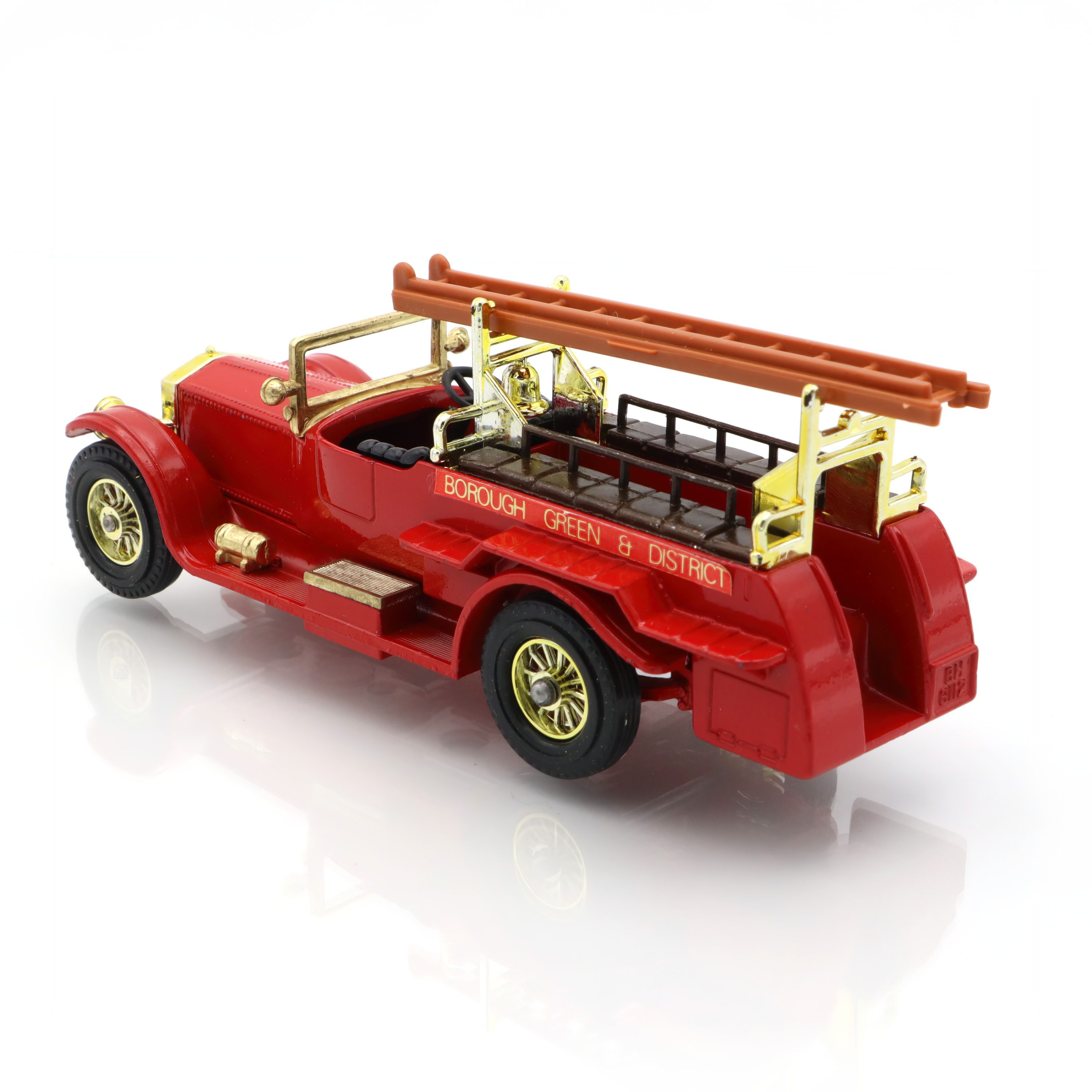 Y-6 1912 Rolls-Royce Feuerwehrwagen - Vintage Diecast Sammlerstück - Klassisches Automodell - Matchbox Modelle Vergangener Zeiten