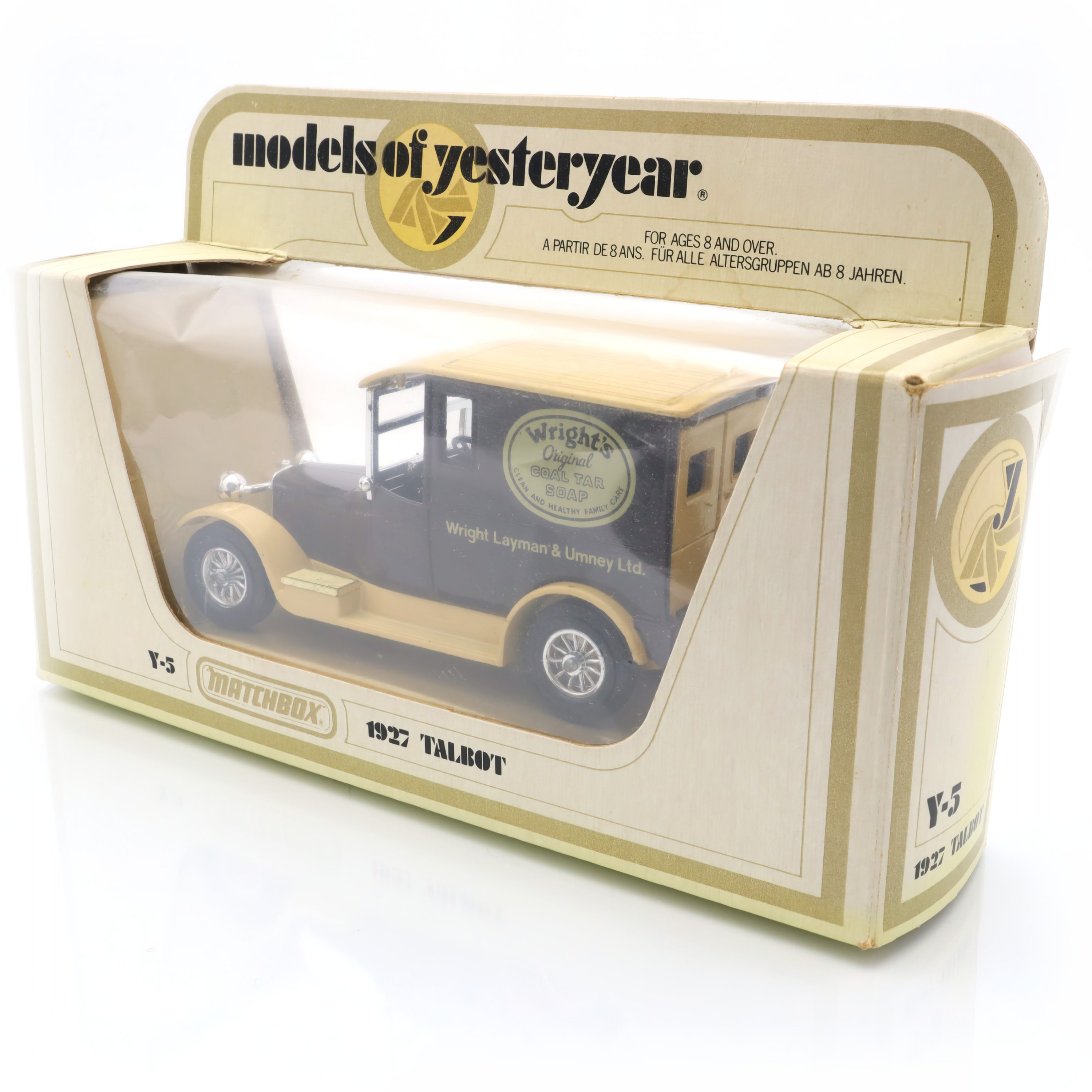 Y-5 Talbot - Vintage Druckguss-Sammlerstück - Klassisches Automodell - Matchbox Yesteryear Serie - Miniatur Replik