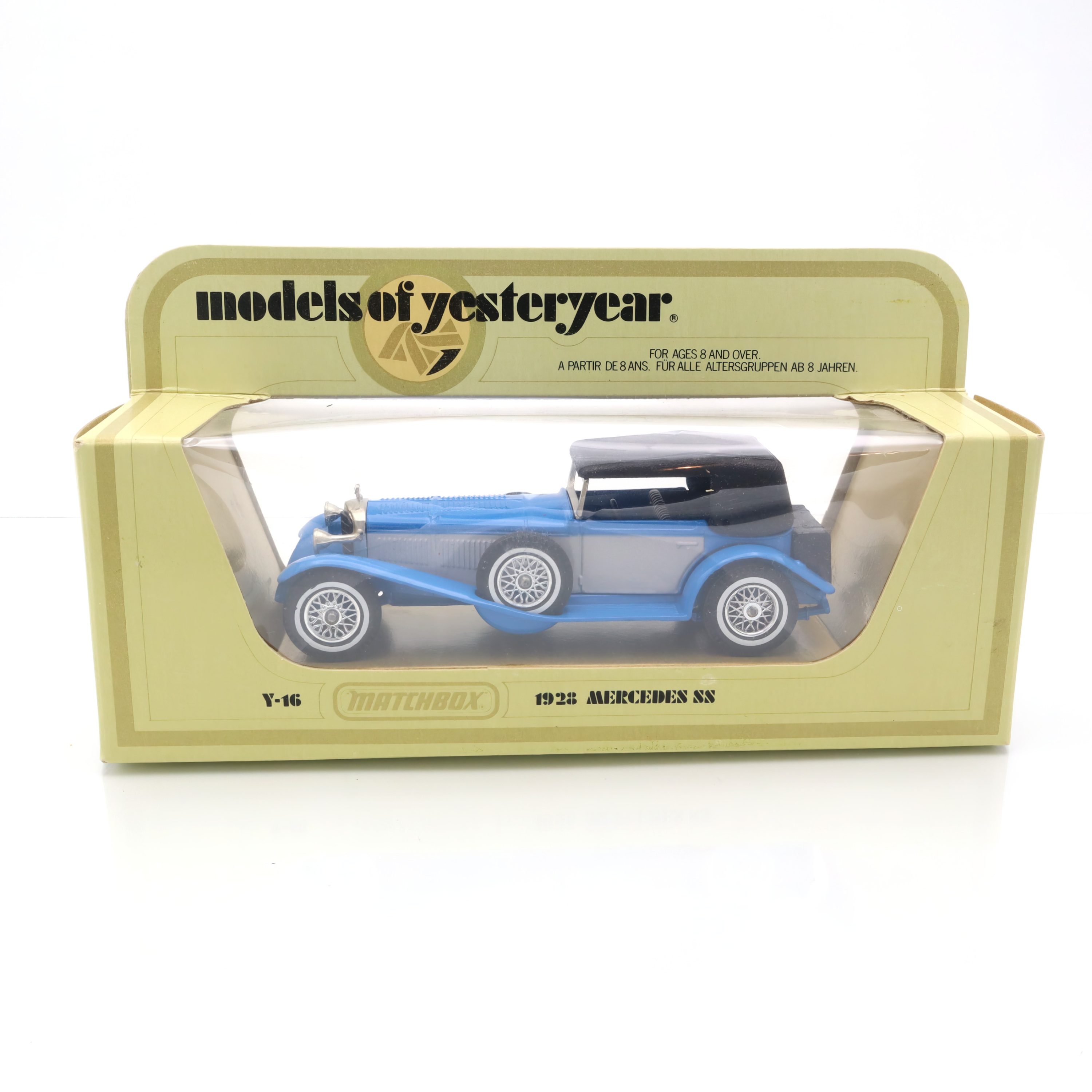 Y-16 1928 Mercedes SS - Vintage Sammlerstück - Klassisches Modellauto Aus Druckguss - Seltenes Modell - Historische Nachbildung