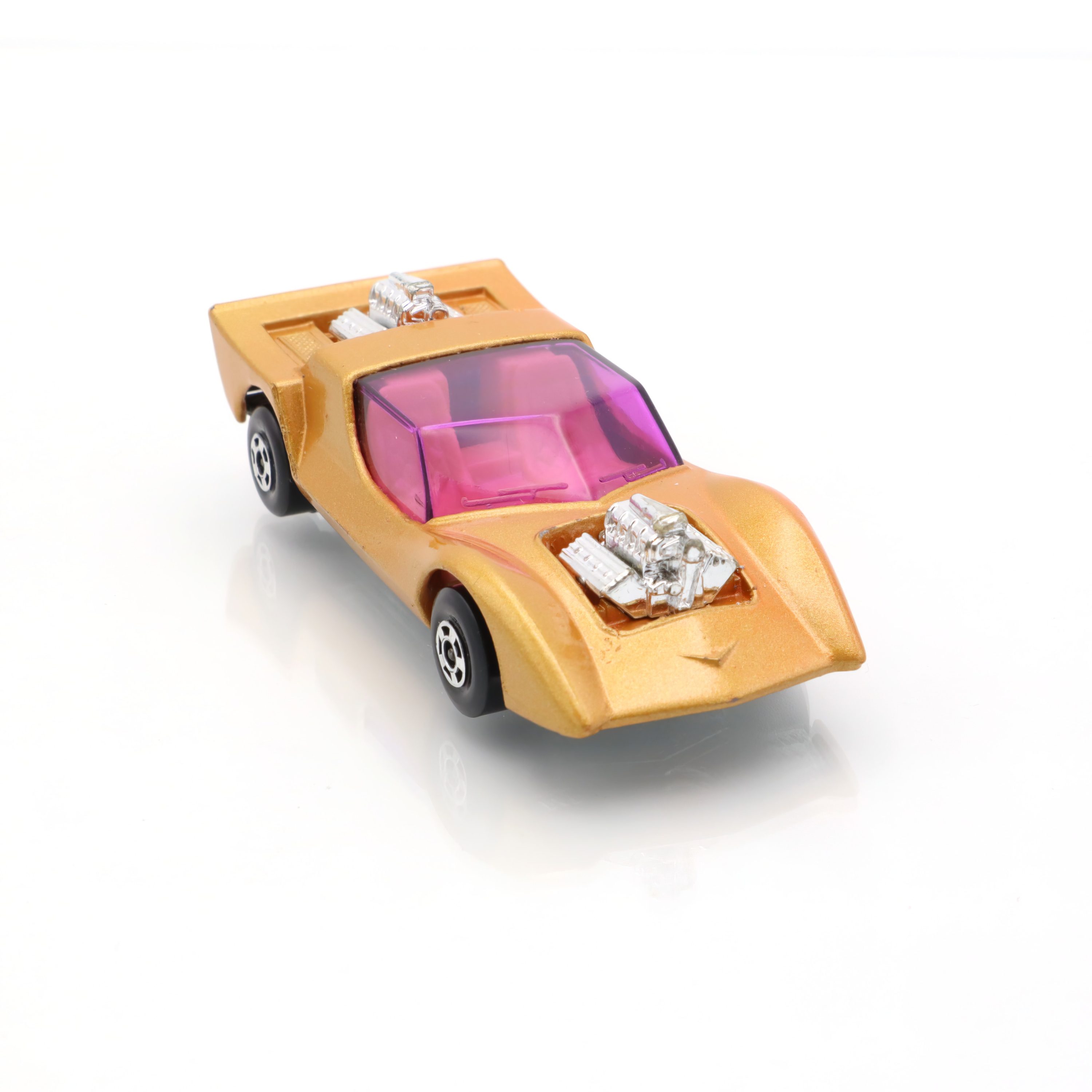 Matchbox Superfast 4 Gruesome Twosome - Vintage Modellauto Aus Metall - Sammlerspielzeug - Retro Matchbox Auto - Seltenes Diecast Fahrzeug