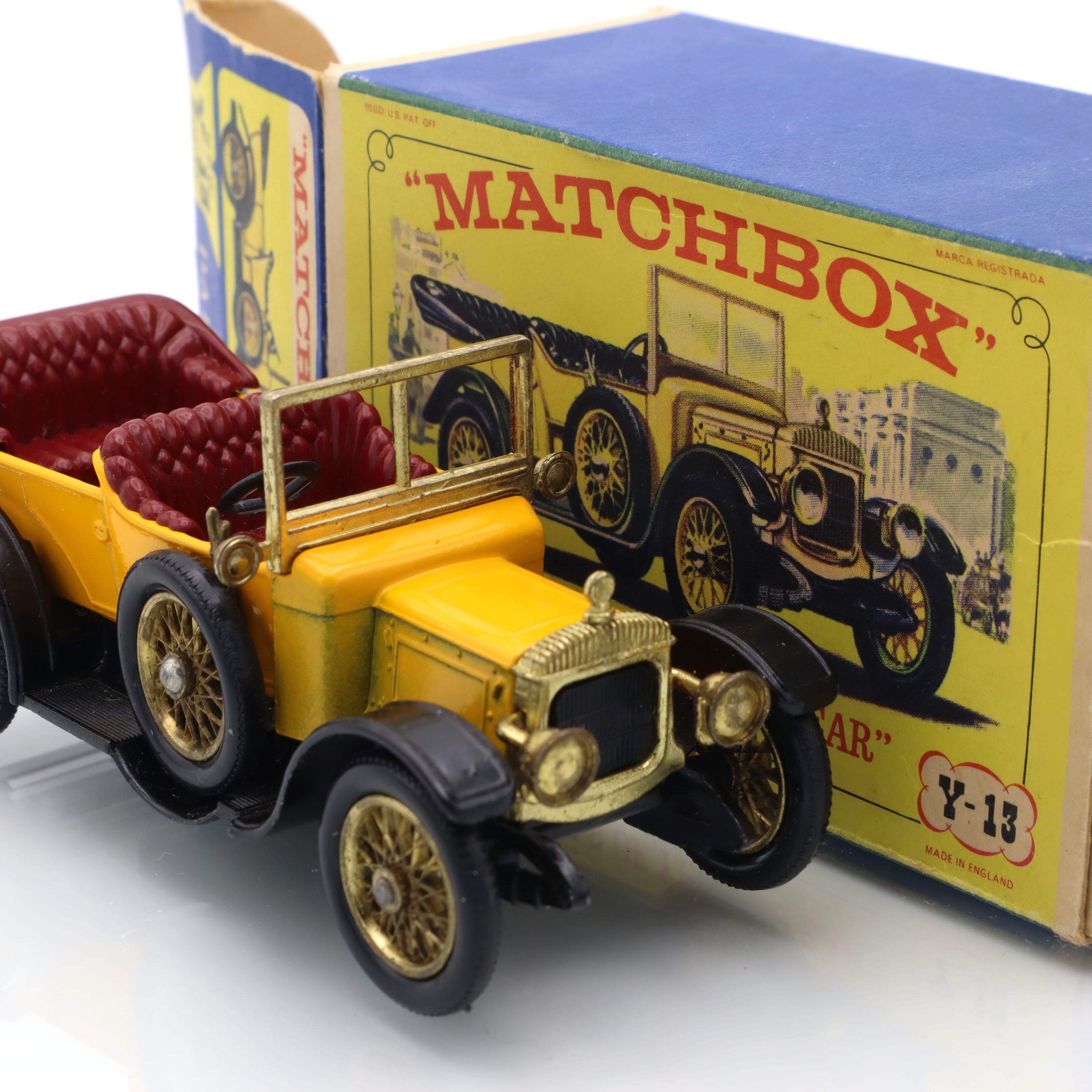 Y-13 1911 Daimler - Vintage Diecast-Sammlerstück - Klassisches Automodell - Matchbox Models Of Yesteryear - Antikes Spielzeugfahrzeug