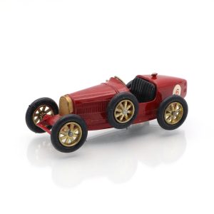 Y-6 Supercharged Bugatti Type 35 - 1:43 Maßstab - Vintage Sammlerstück - Klassischer Rennwagen - Blaues Modellauto Aus Druckguss