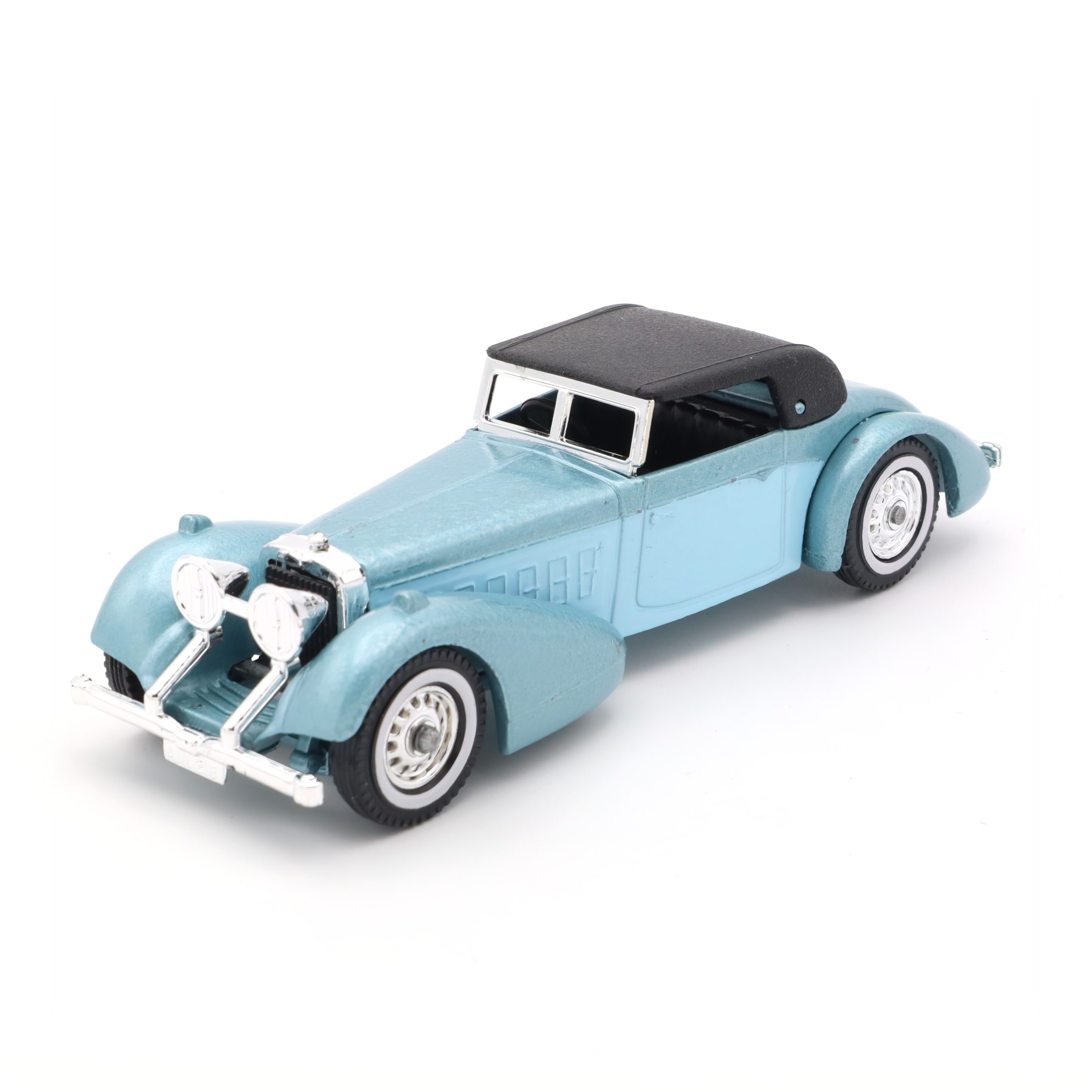 Y-17 Hispano Suiza Blau - Vintage Druckguss Auto - Sammler Spielzeugfahrzeug - Klassische Auto Replik - Miniatur Auto Modell