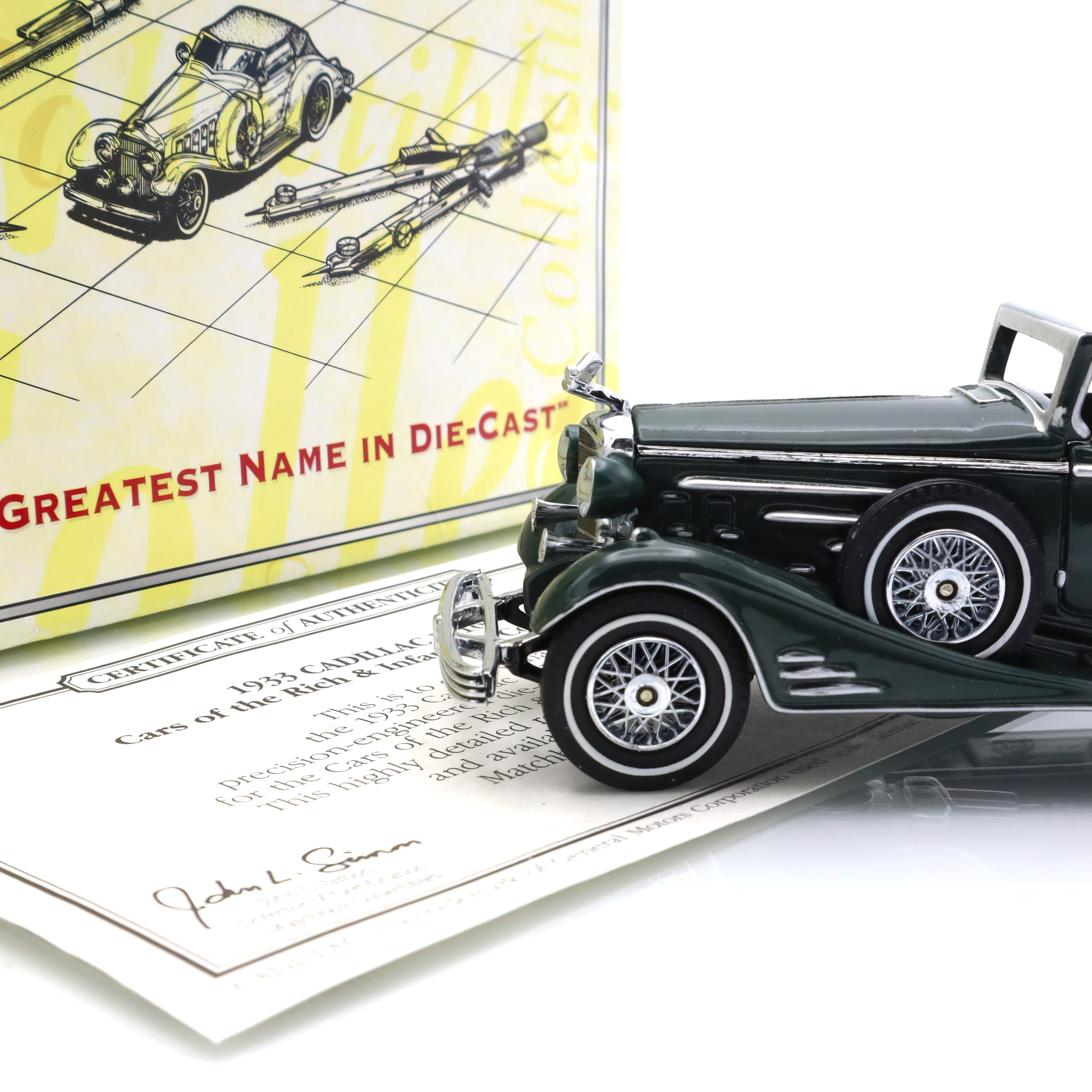 1933 Cadillac Limited Edition - Sammlerstück Vintage-Auto - Oldtimer-Automobil-Memorabilia - Dekor Für Klassische Autos