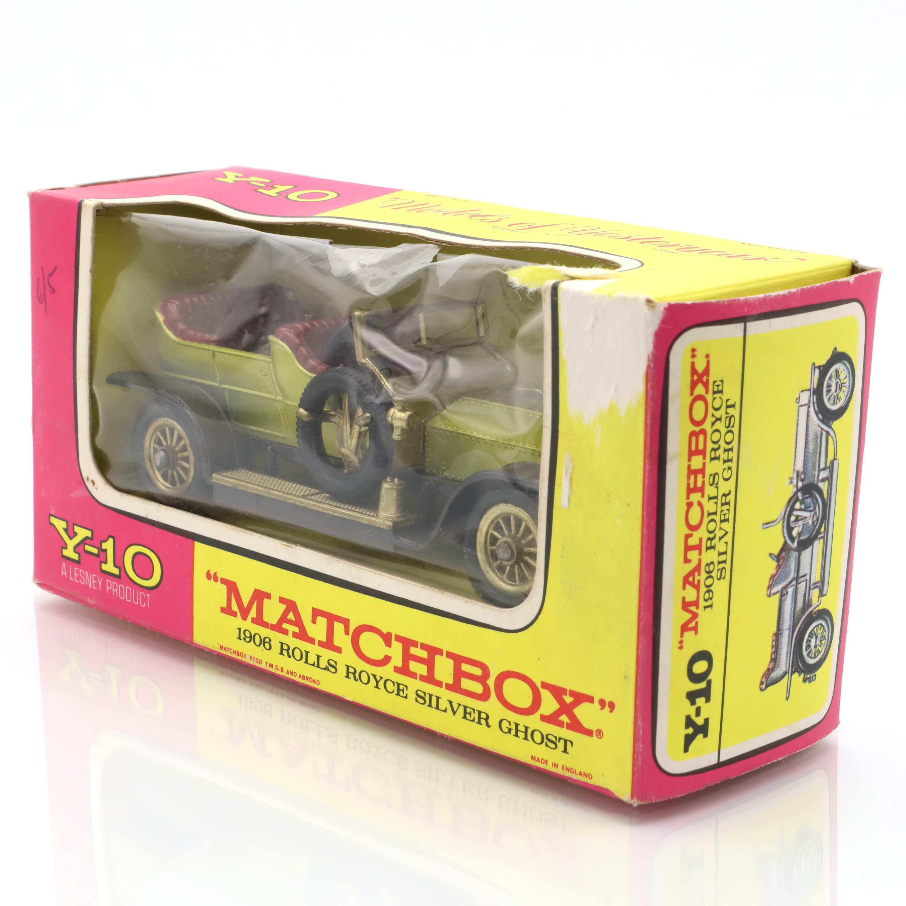 Y-10 1906 Rolls-Royce Silver Ghost - Vintage Sammlermodell Aus Druckguss - Klassischer Luxuswagen - Matchbox Modelle Aus Vergangenen Zeiten