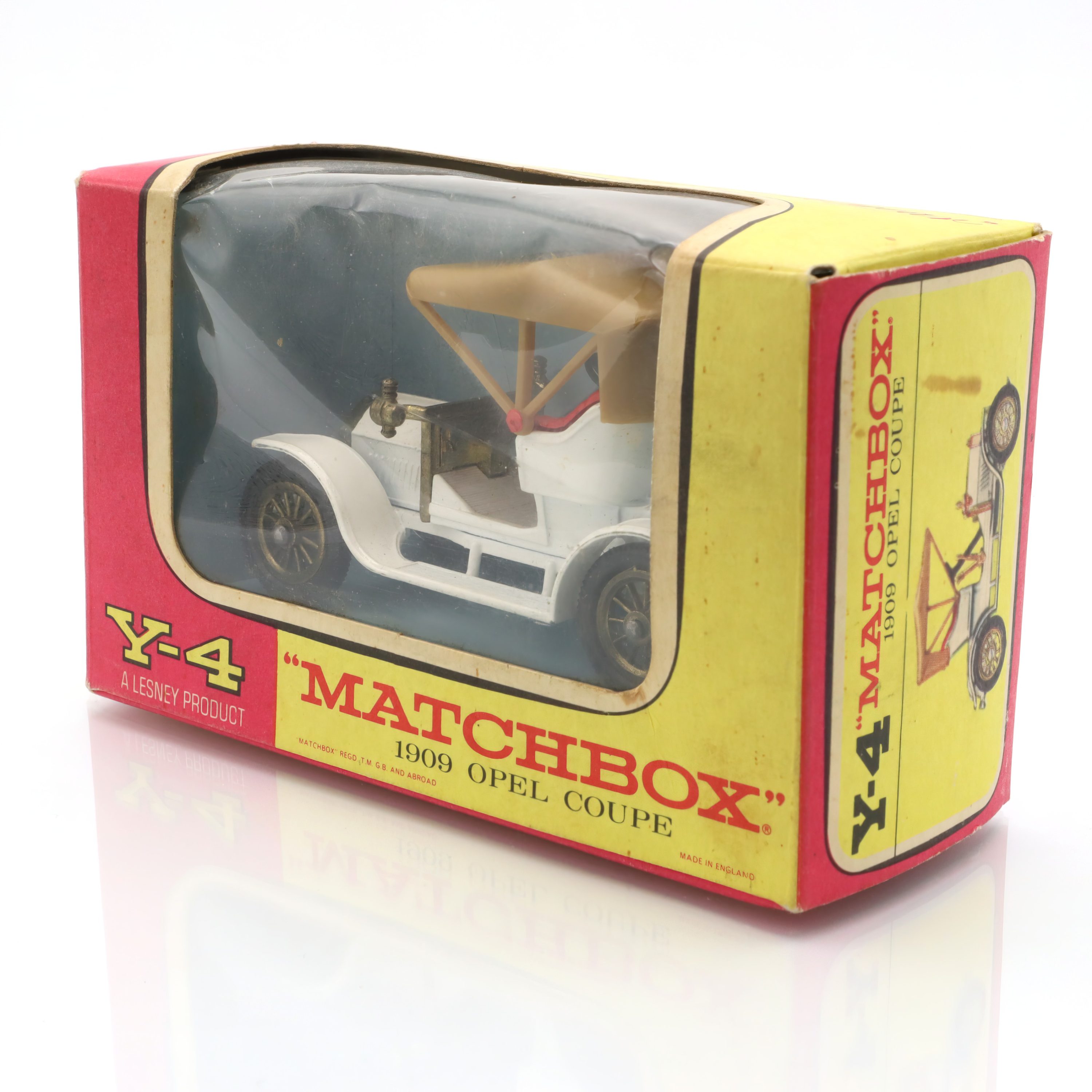 Y-4 1909 Opel Coupe - Vintage Druckgussmodell - Sammlermodell - Matchbox Modelle Aus Vergangenen Zeiten - Klassischer Auto-Nachbau