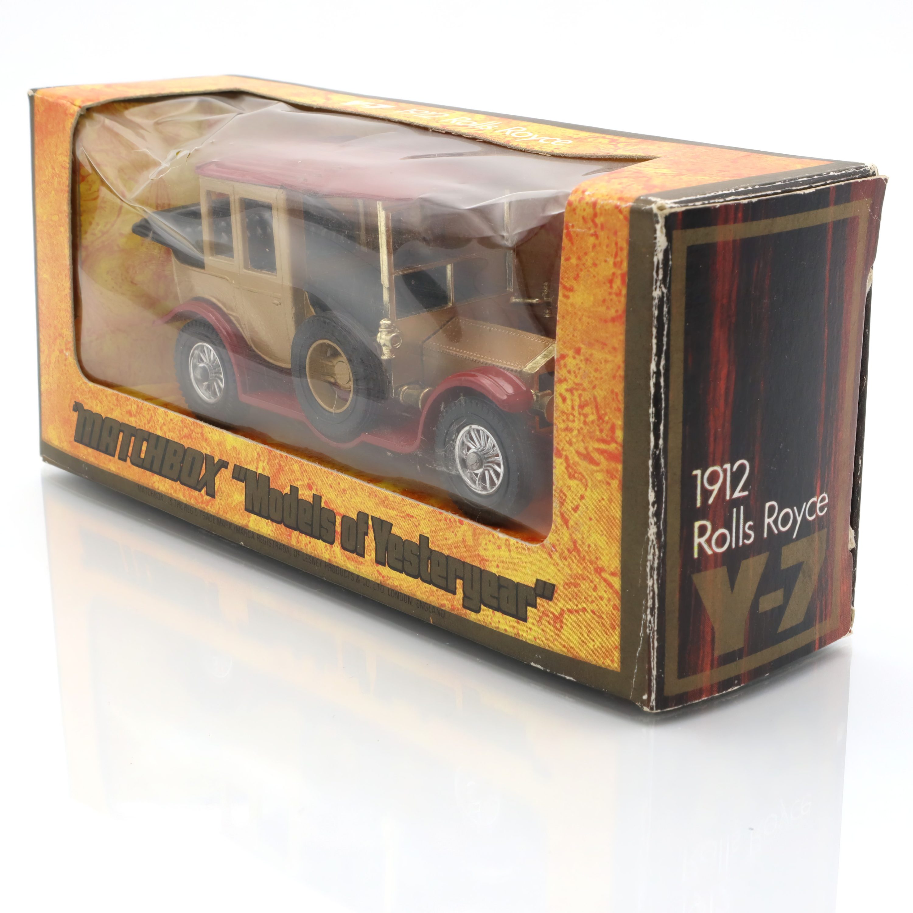 Y-7 1912 Rolls Royce - Vintage Sammler-Druckgussmodell - Matchbox Modelle Aus Vergangenen Zeiten - Klassisches Luxusfahrzeug