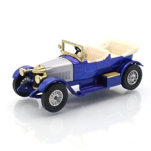 Y-21 Blauer Prince Henry Vauxhall - Vintage Sammlerauto Aus Druckguss - Modell Von 1911 - Klassisches Spielzeugfahrzeug