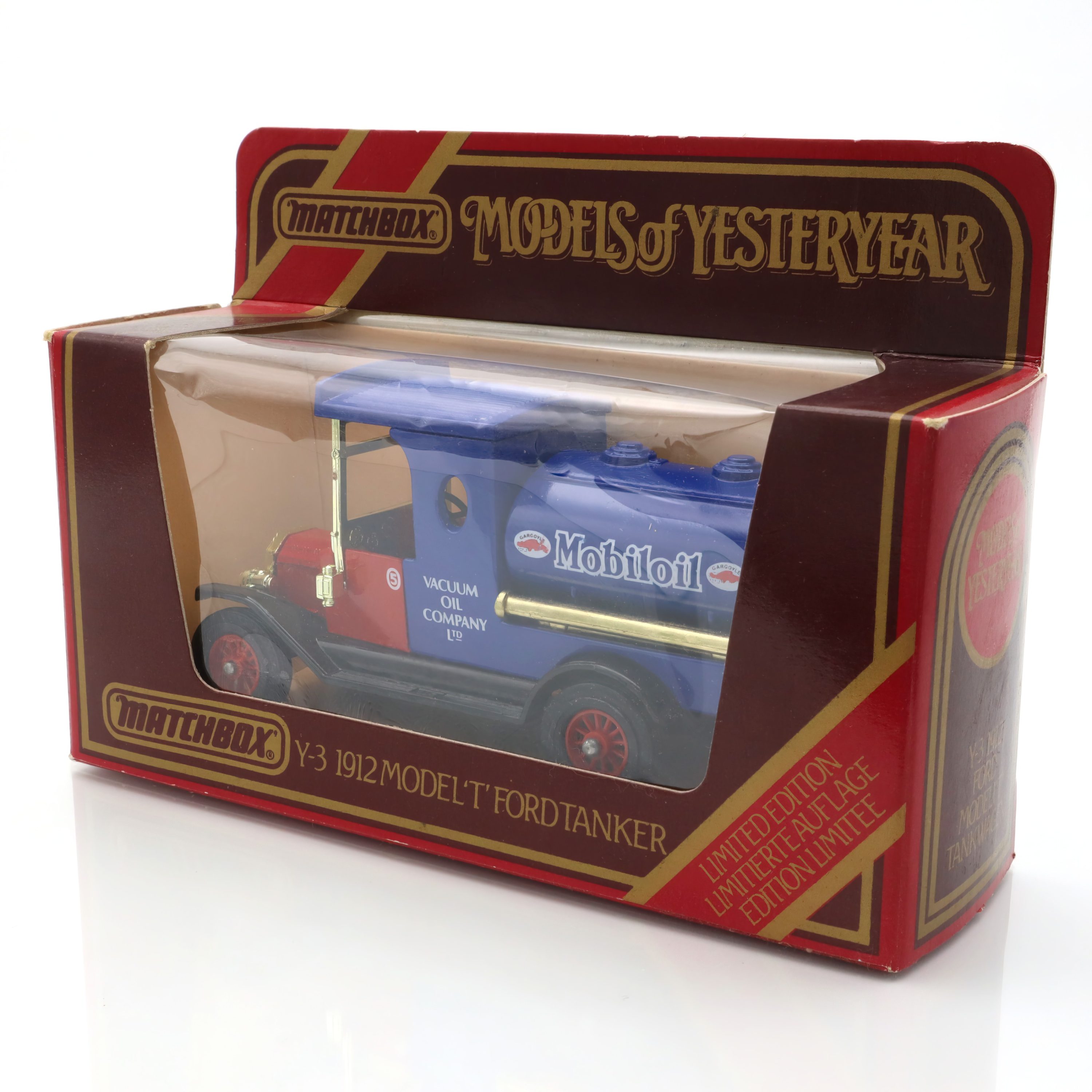 Y-3 Mobiloil Tanker - Vintage Modellauto Aus Druckguss - Klassisches Sammlerstück - Shell Oil Erinnerungsstück - Retro Tanklastwagen