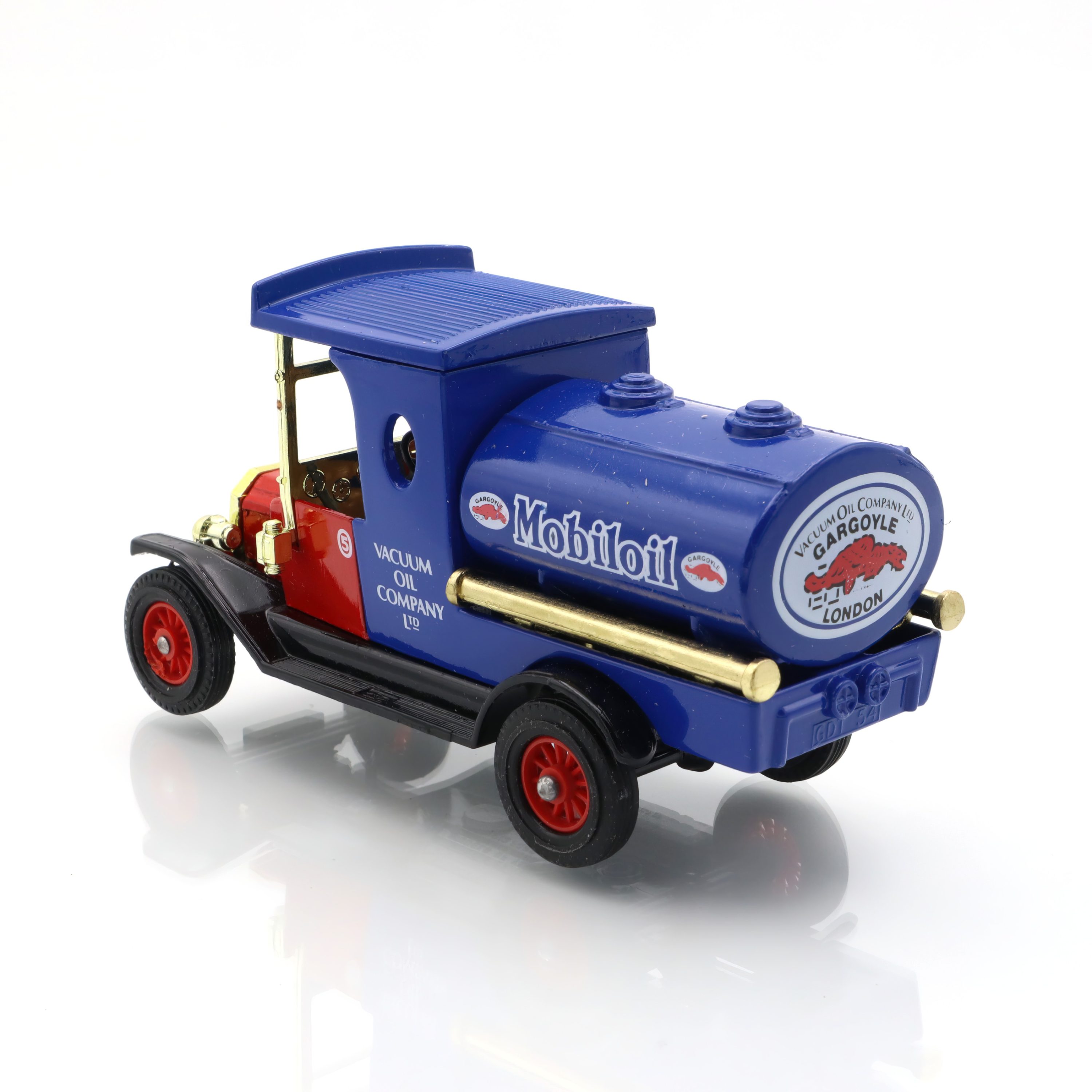 Y-3 Mobiloil Tanker - Vintage Modellauto Aus Druckguss - Klassisches Sammlerstück - Shell Oil Erinnerungsstück - Retro Tanklastwagen