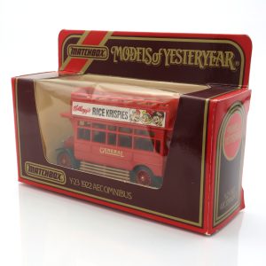 Y-23 AEC Omnibus - Vintage Diecast Modell - Sammleredition - Klassisches Britisches Fahrzeug - Retro Bus Replik