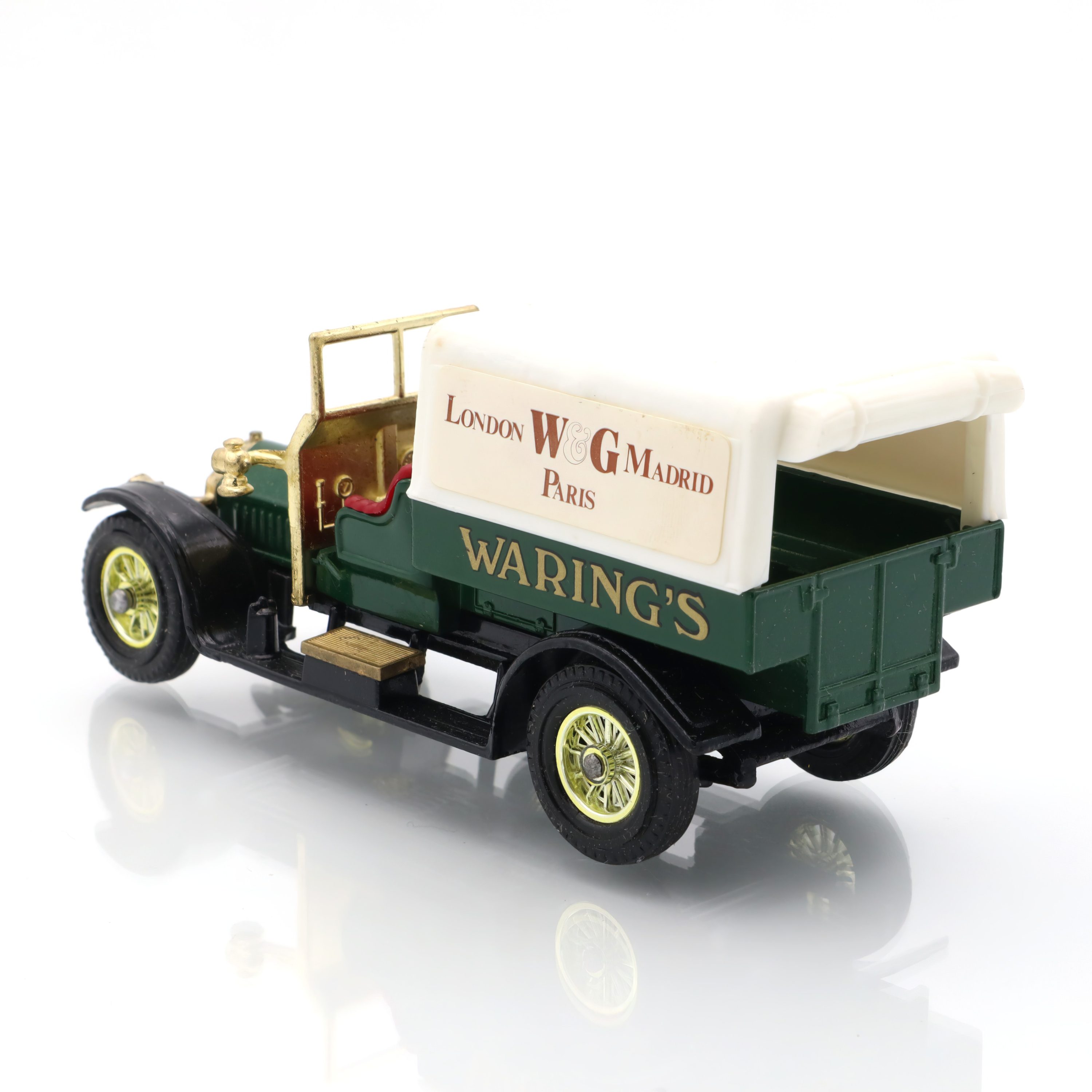 Y-13 Crossley 1918 Warning's Truck - Vintage Druckgussmodell - Matchbox Sammlerstück - Antikes Spielzeugfahrzeug