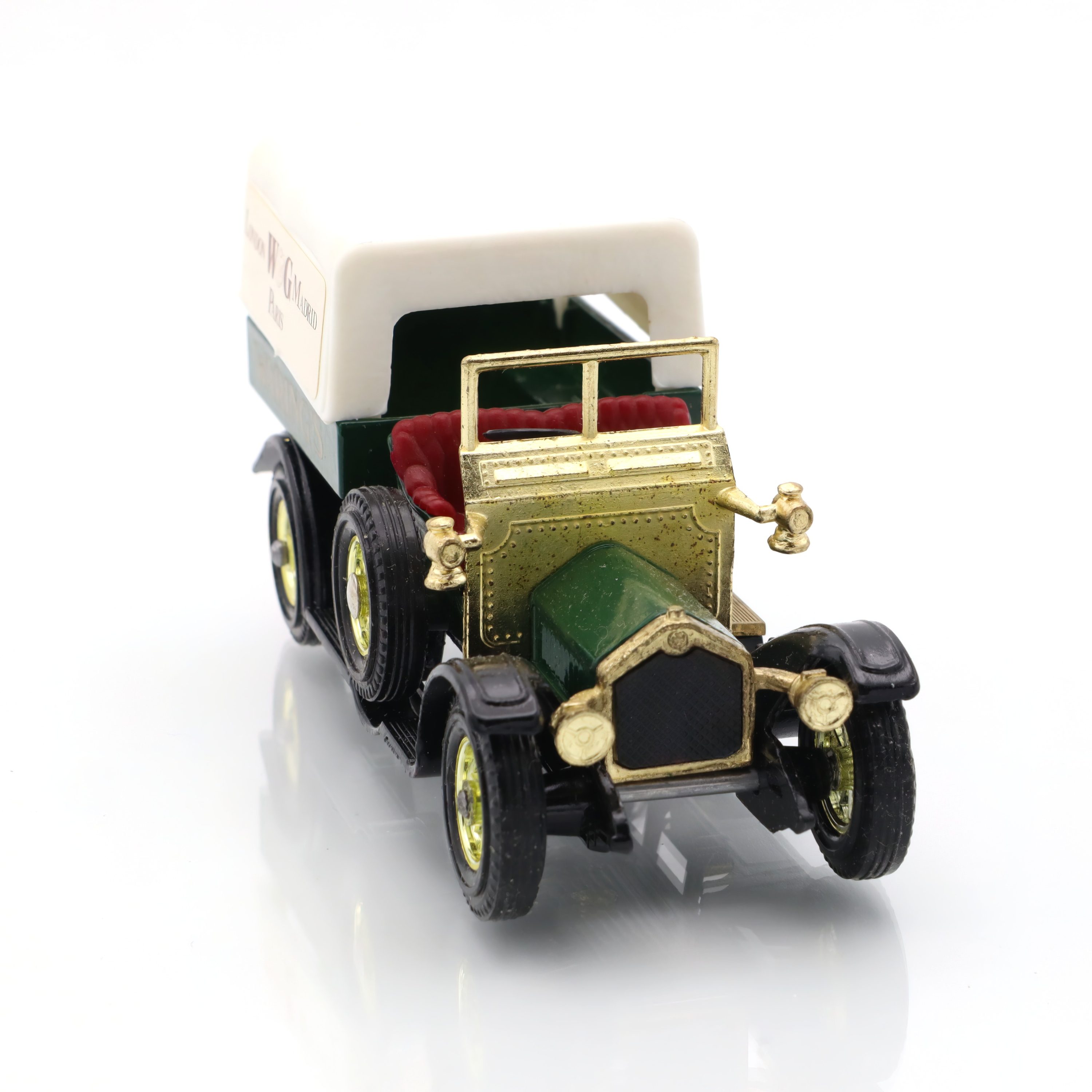 Y-13 Crossley 1918 Warning's Truck - Vintage Druckgussmodell - Matchbox Sammlerstück - Antikes Spielzeugfahrzeug