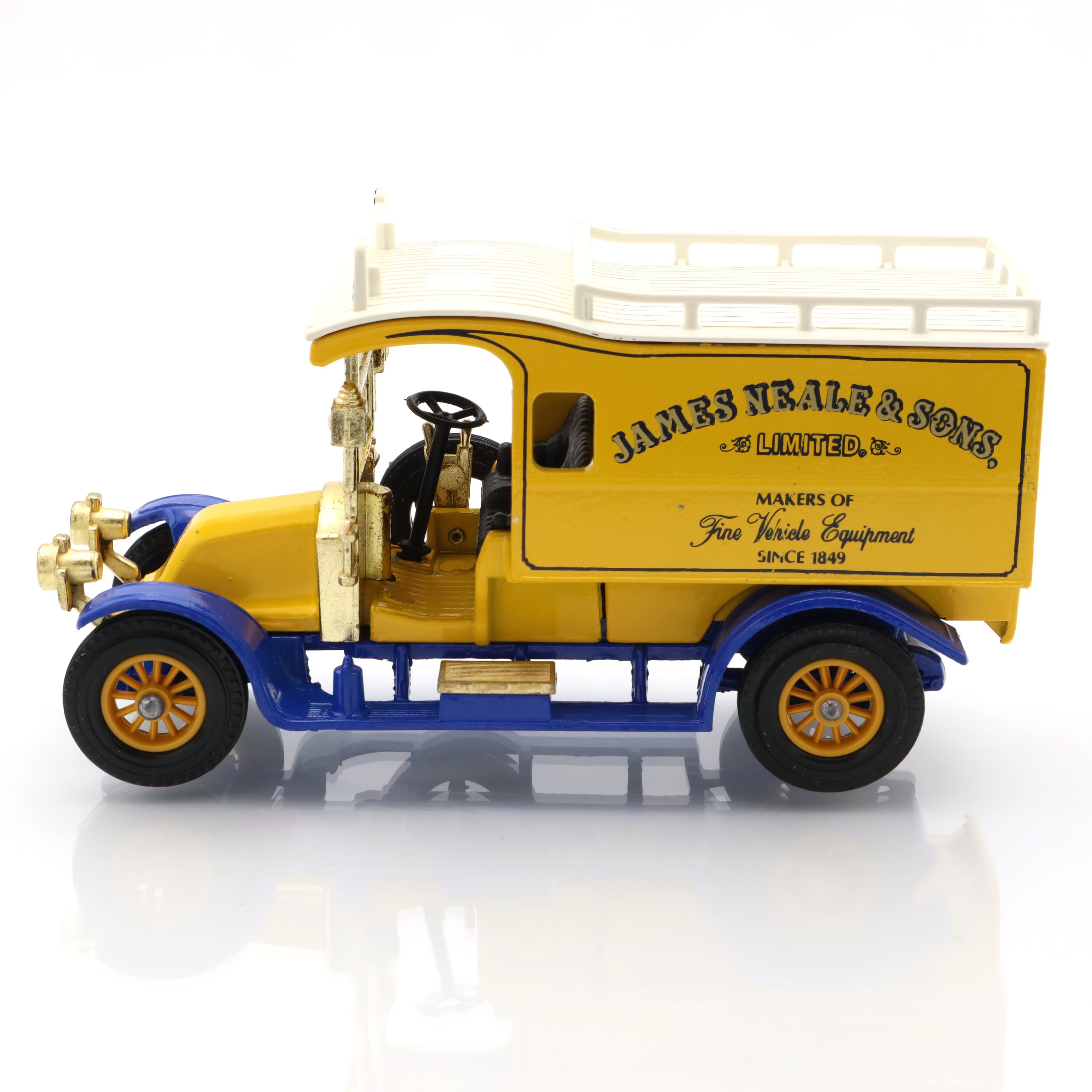 Y-25 1910 Renault James Neale - Vintage Sammlerstück Druckguss-Auto - Detailliertes Historisches Replikat - Seltenes Antikes Modell