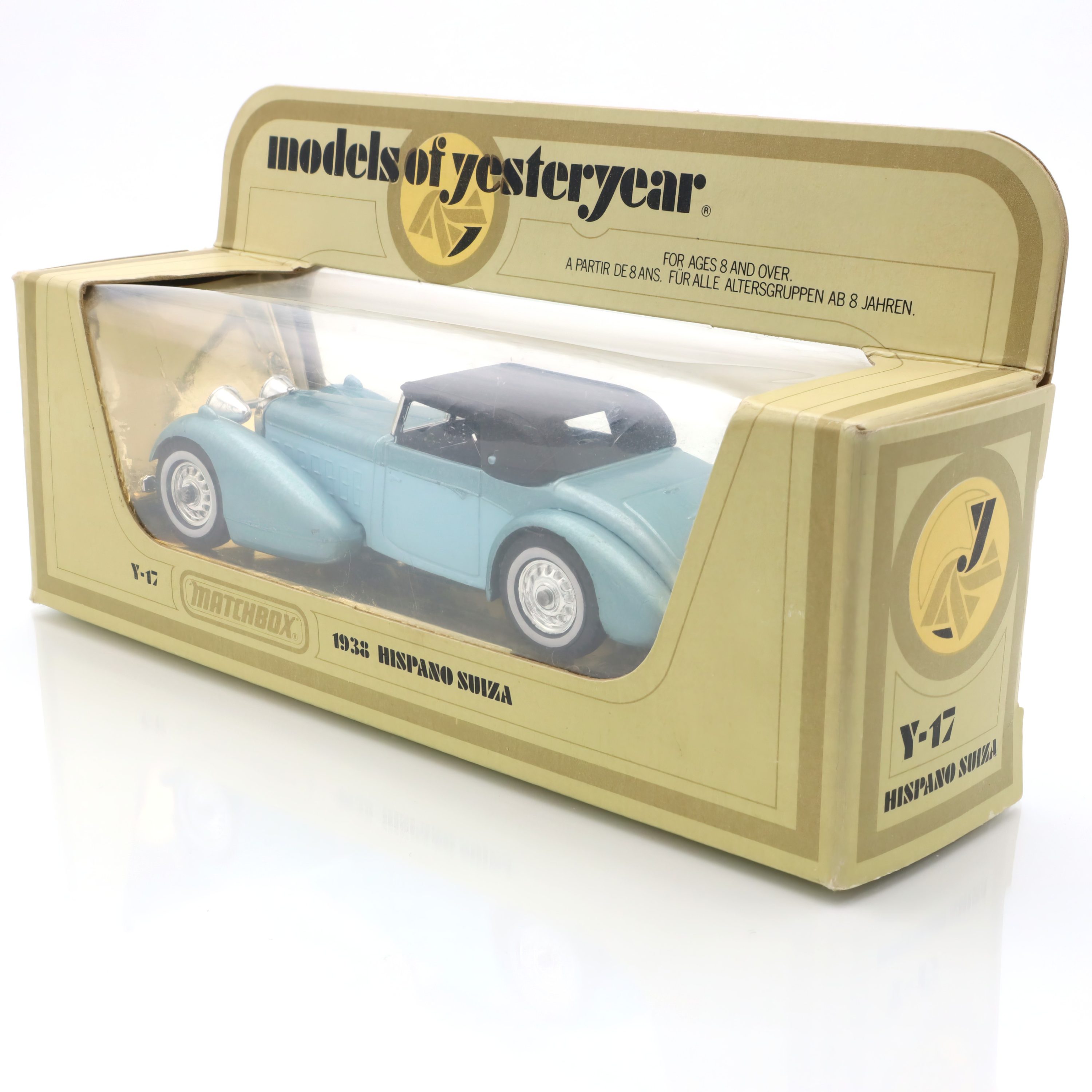 Y-17 1933 Hispano Suiza - Vintage Sammlermodell Aus Druckguss - Klassische Auto-Replik - Sehr Detailgetreue Miniatur