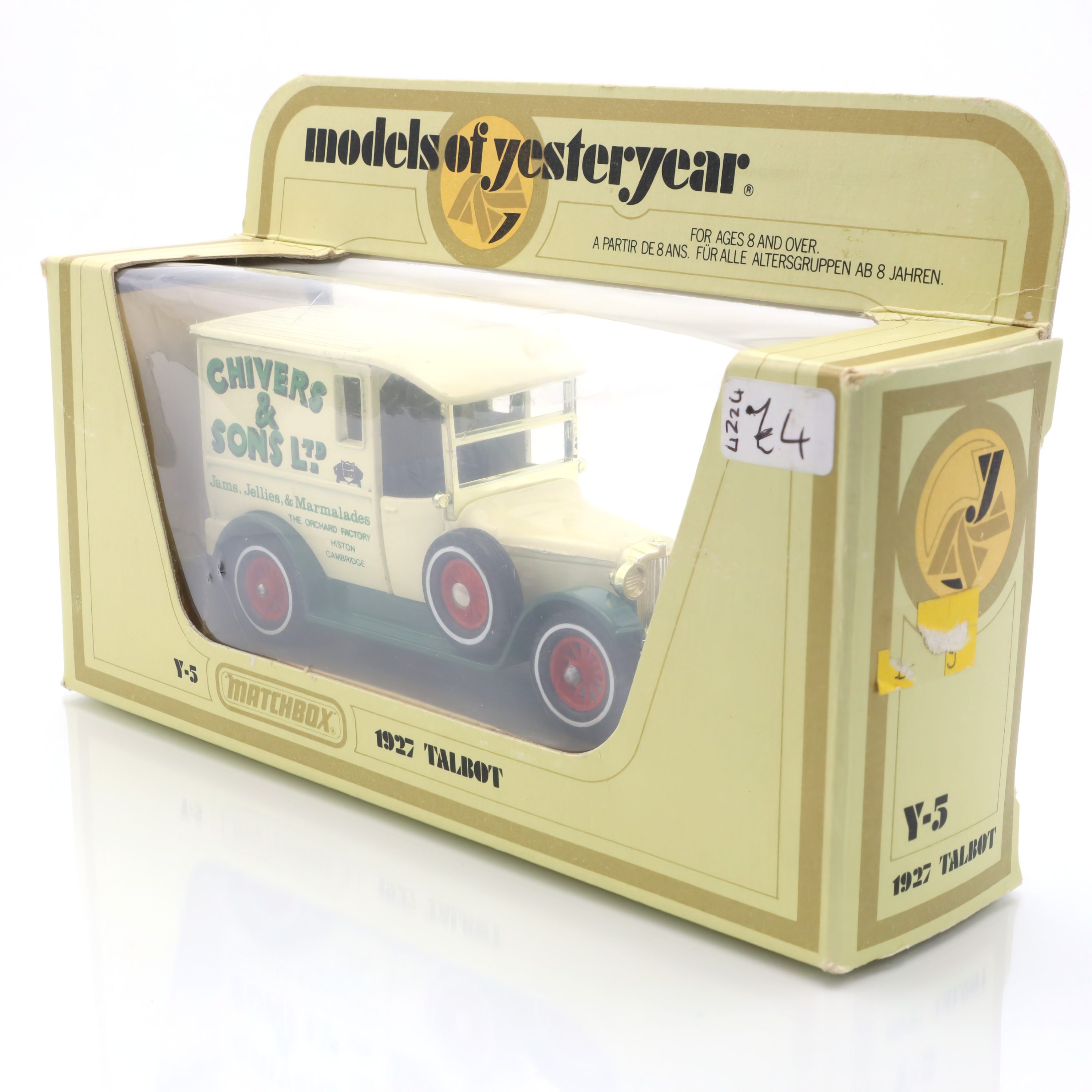 Y-5 Talbot Chivers Van - Vintage Sammlermodell Auto - Matchbox Modelle Aus Vergangenen Zeiten - Klassische Fahrzeugreplik
