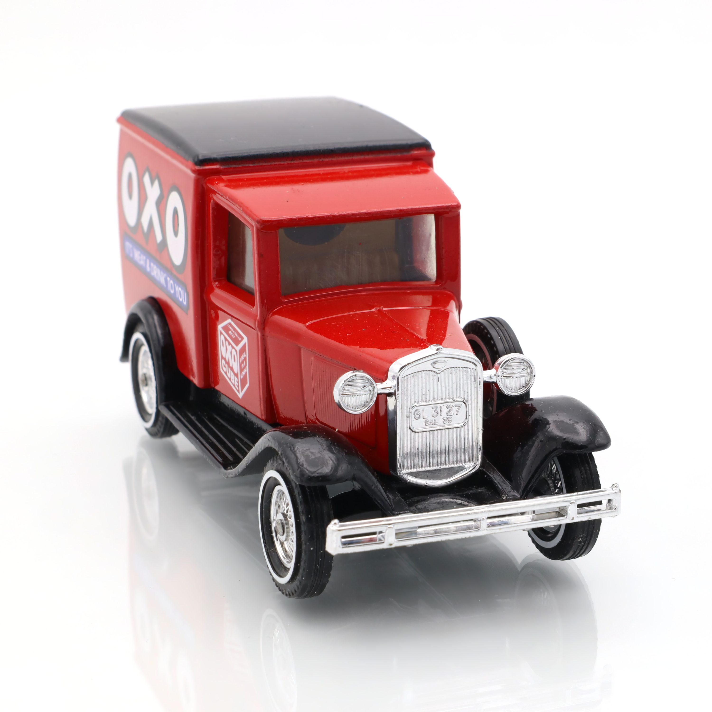 Y-22 Ford-T OXO - Vintage Diecast Sammlermodell - Matchbox Modelle Aus Vergangenen Zeiten - Klassisches Auto Replik