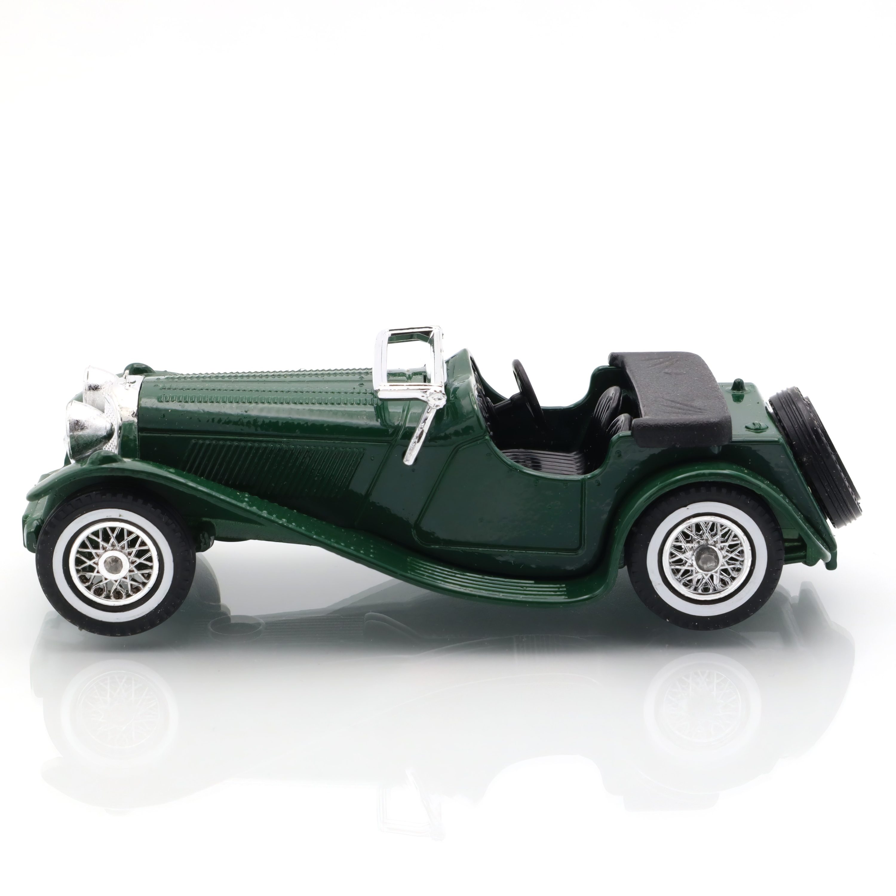 Y-1 Jaguar SS100 - Klassischer Britischer Sportwagen - Vintage Sammlermodell - Modellauto Aus Druckguss - Automobil-Ikone Der 1930er Jahre