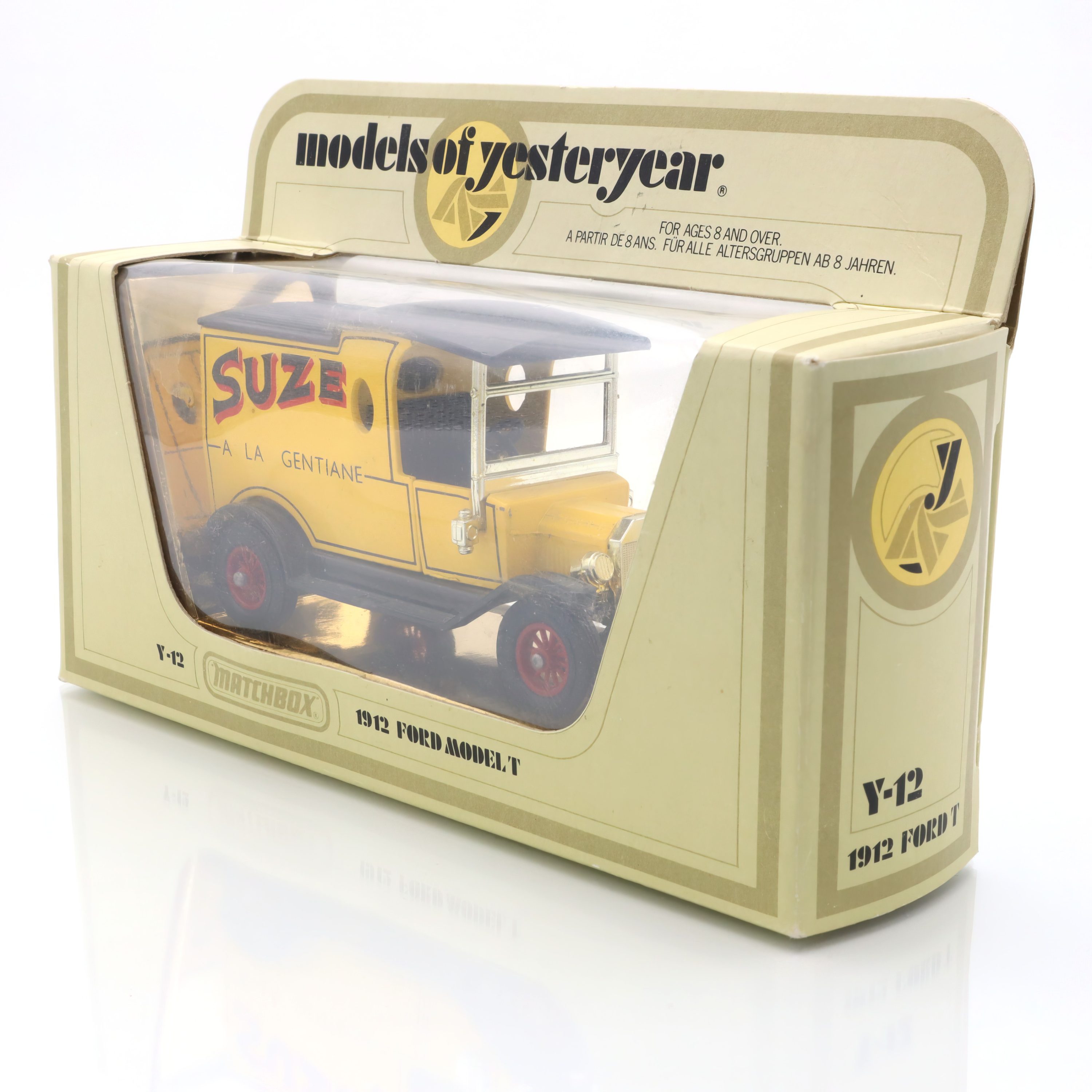 Y-12 1912 Ford Modell T Suze Lieferwagen - Matchbox Modelle Aus Vergangenen Zeiten Diecast - Antikes Sammlerstück
