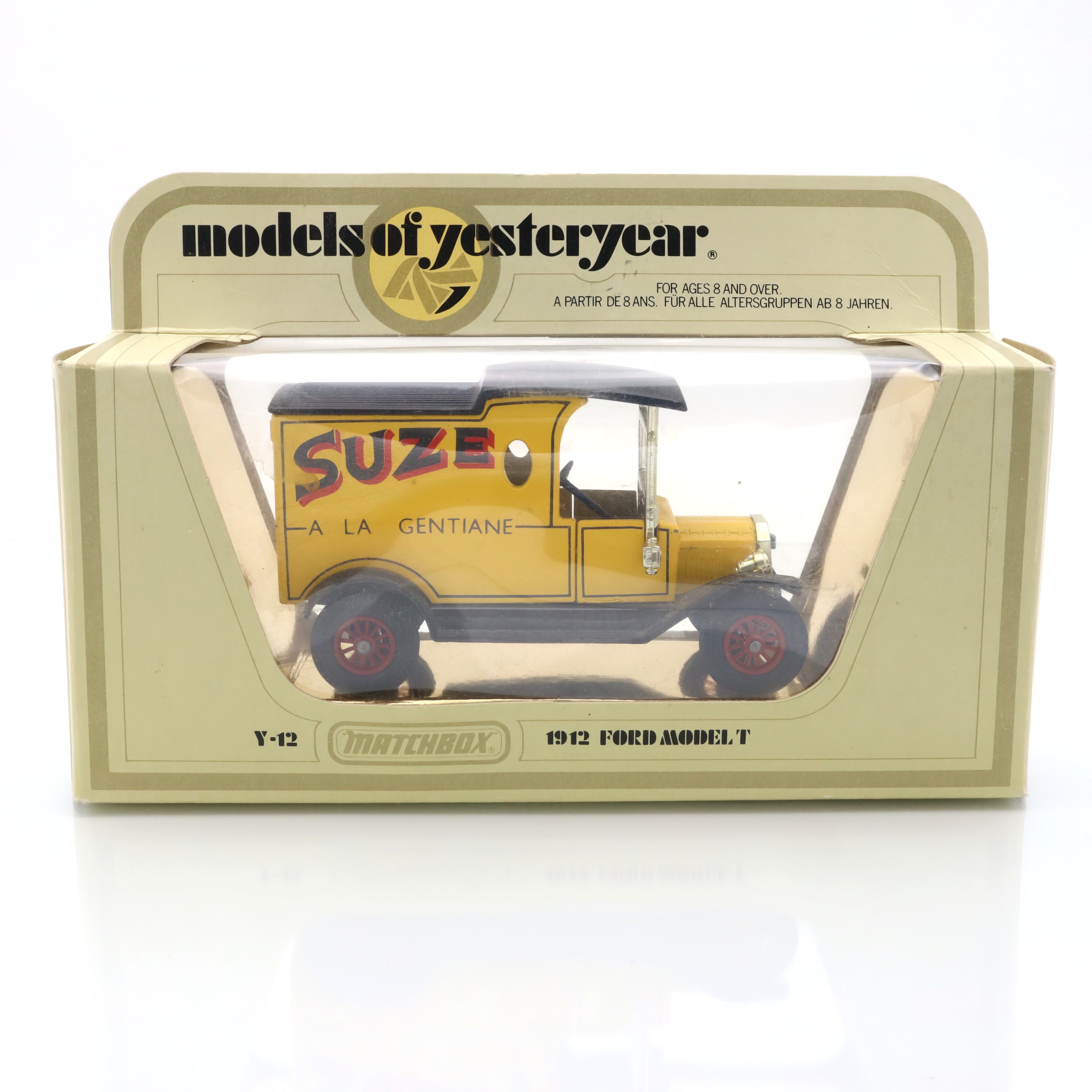 Y-12 1912 Ford Modell T Suze Lieferwagen - Matchbox Modelle Aus Vergangenen Zeiten Diecast - Antikes Sammlerstück