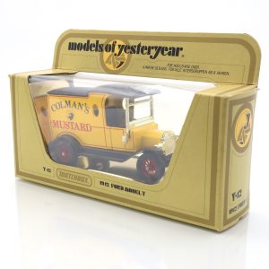 Y-12 1912 Ford Modell T - Vintage MOY Sammlerauto Aus Druckguss - Matchbox Modelle Aus Vergangenen Zeiten - Antike Spielzeugreplik