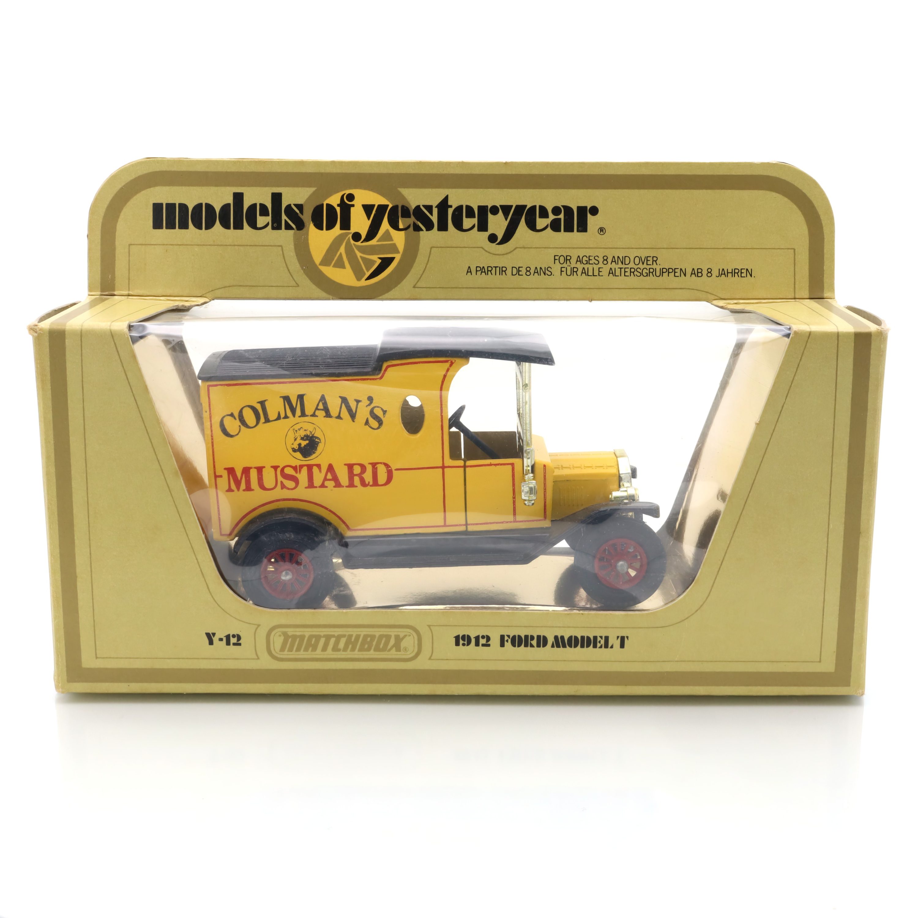 Y-12 1912 Ford Modell T - Vintage MOY Sammlerauto Aus Druckguss - Matchbox Modelle Aus Vergangenen Zeiten - Antike Spielzeugreplik