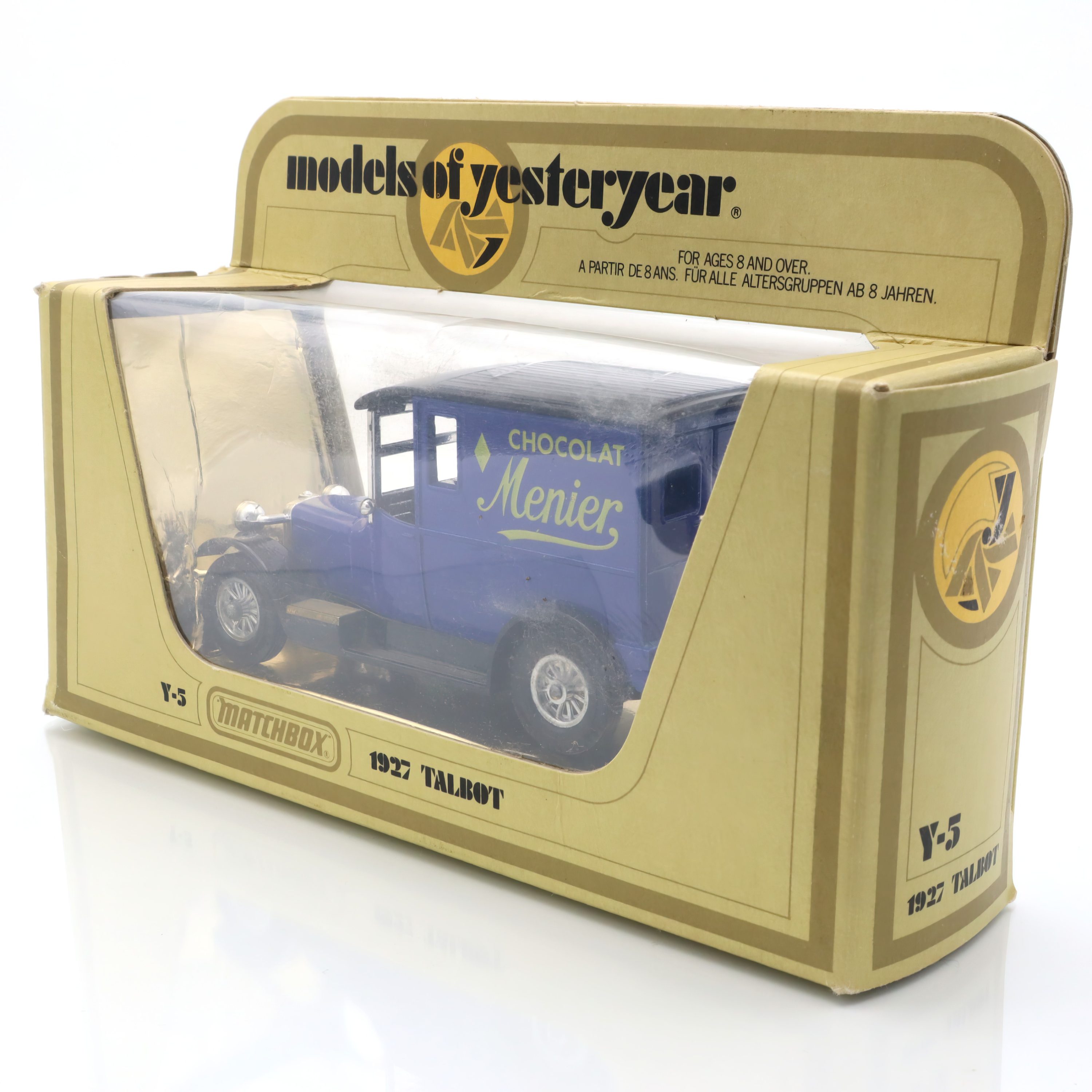 Y-5 Talbot Menier Lieferwagen - Vintage Druckguss Sammlerstück - Klassisches Automobil Replik - Matchbox Modelle Der Vorkriegszeit