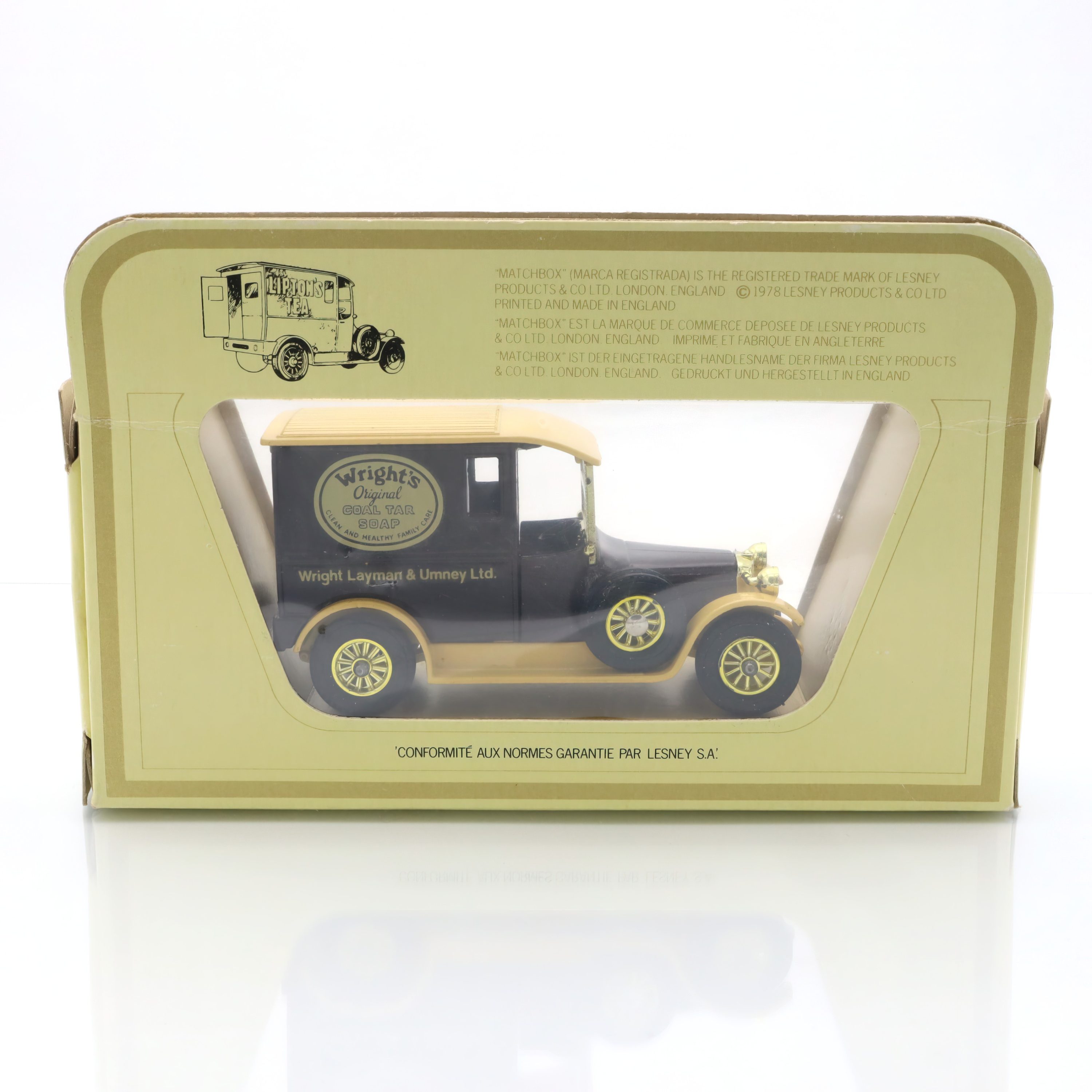 Y-5 1927 Talbot Wright Lieferwagen - Druckgussmodell - Vintage Sammlerstück - Seltene Matchbox Edition - Klassisches Ausstellungsstück