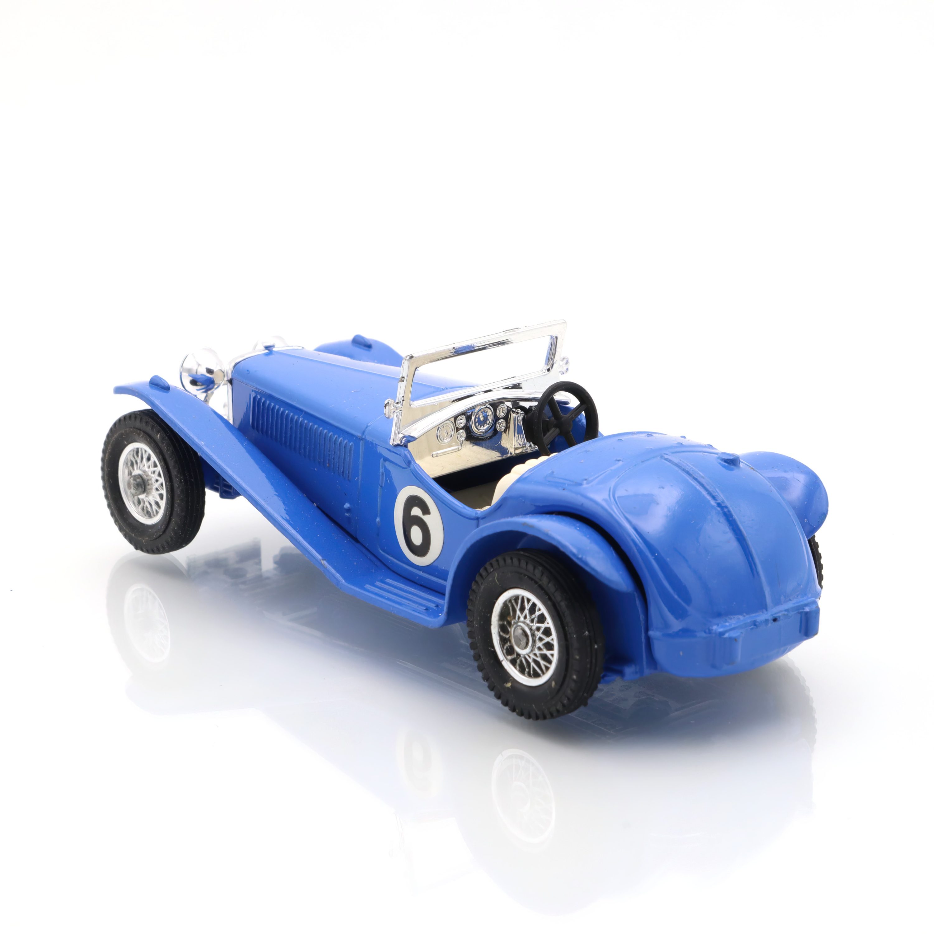 Y-3 1934 Riley MPH Blue Roadster - Diecast-Sammlerstück - Vintage-Spielzeug - Klassische Auto-Replik - Sammlermodell