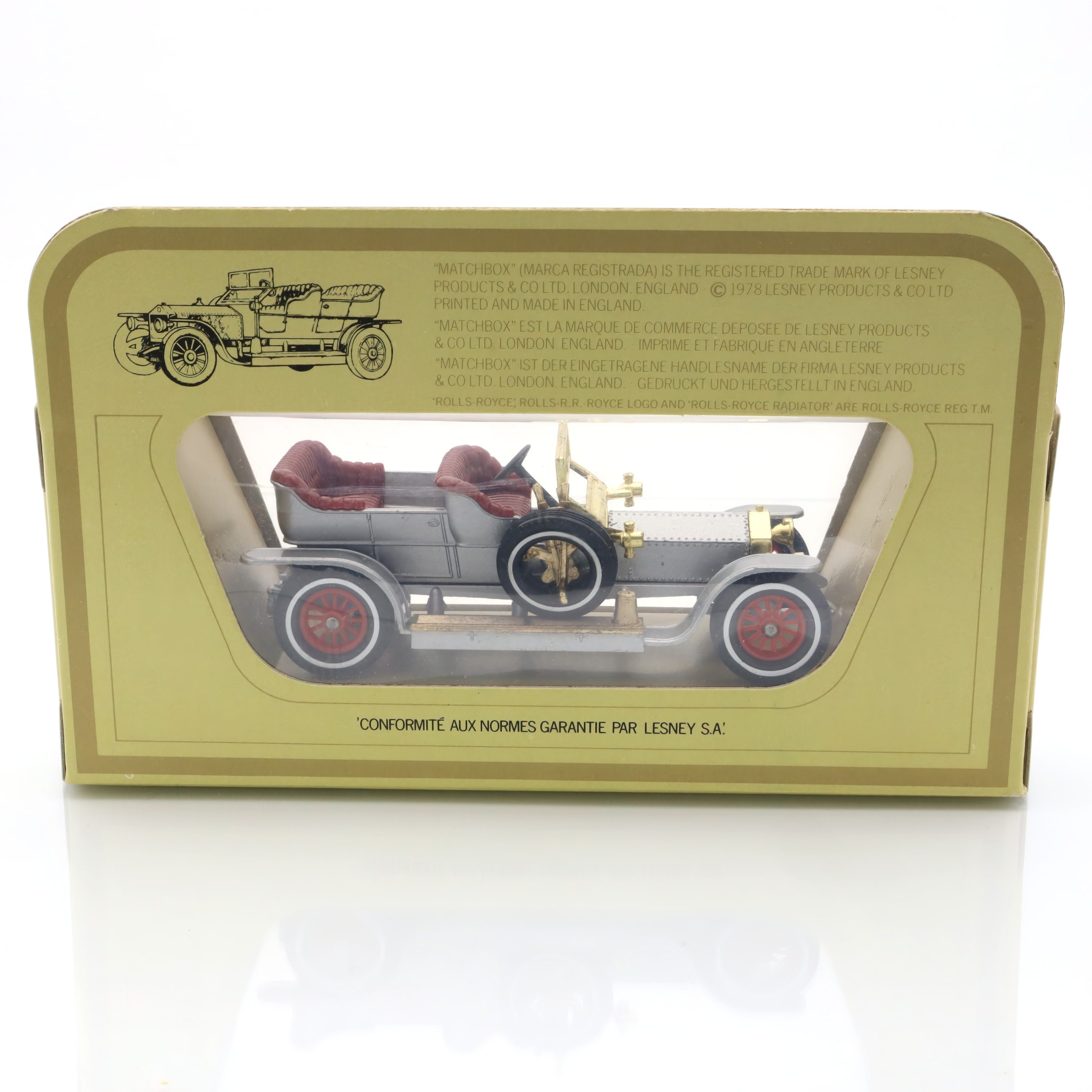 Y-10 1906 Rolls Royce Silver Ghost - Vintage Modellauto Aus Druckguss - Klassischer Automobil-Miniatur - Antikes Spielzeugauto Replik