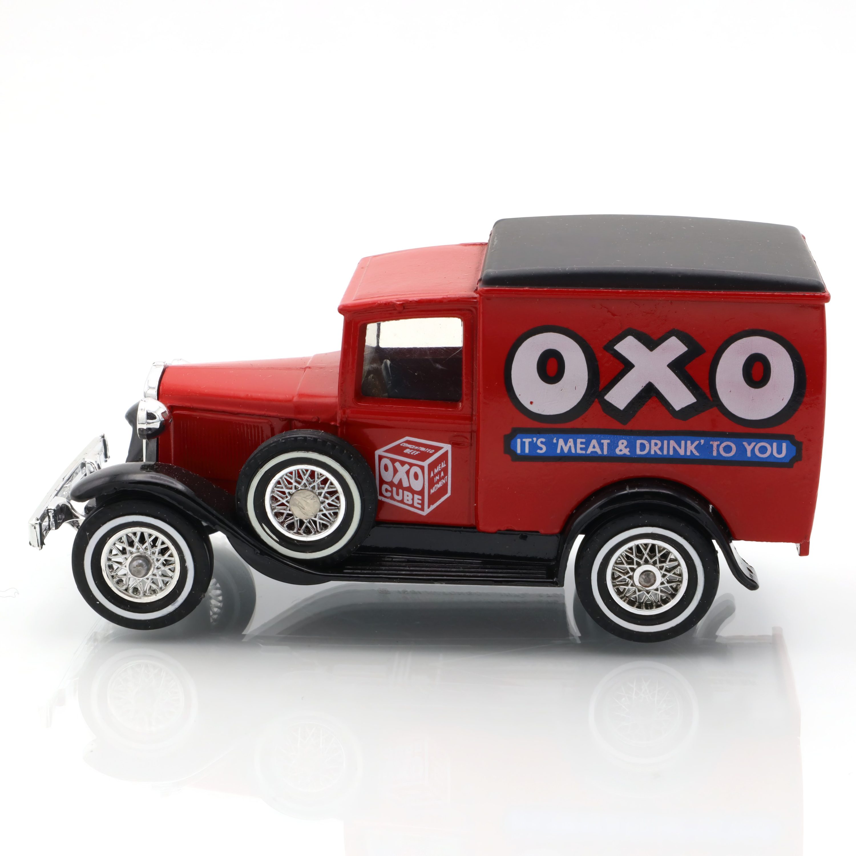 Y-22 - 1930 Ford A OXO Lieferwagen - Vintage Druckguss-Sammlerstück - Seltenes Antikes Spielzeugauto - Klassisches Werbemodell