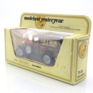 Y-21 1930 Ford A General Stores Lieferwagen - Diecast Sammlermodell - Vintage Spielzeugfahrzeug - Klassischer Modell-Lkw