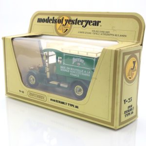 Y-25 1910 Renault Typ AG Perrier Lieferwagen - Vintage Zustellfahrzeug - Sammler-Diecast Modell - Französischer Werbetransporter