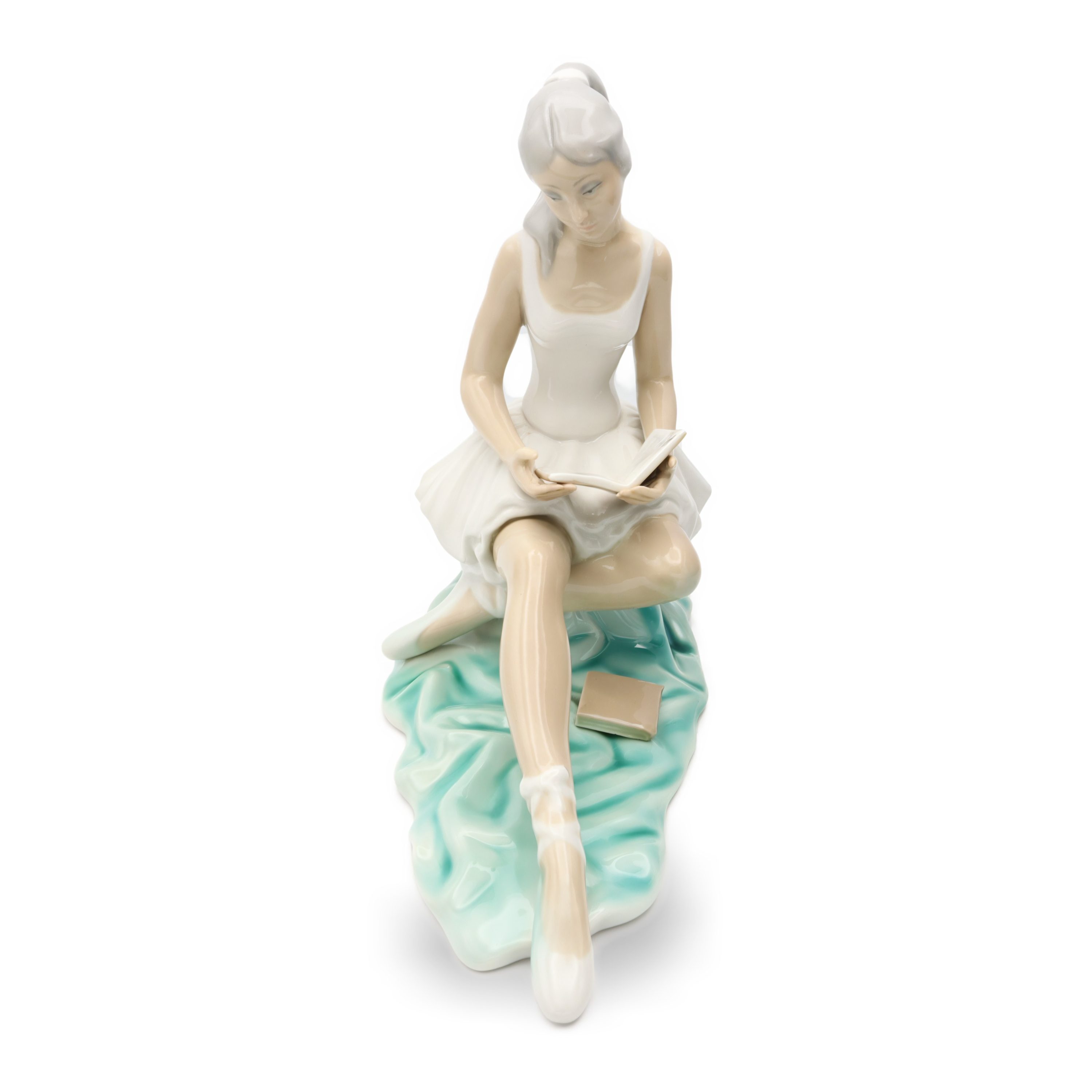 Ballerina Porzellanpuppe - Handgefertigte Tengra Vintage Sammelfigur