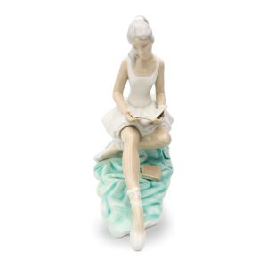 Ballerina Porzellanpuppe - Handgefertigte Tengra Vintage Sammelfigur