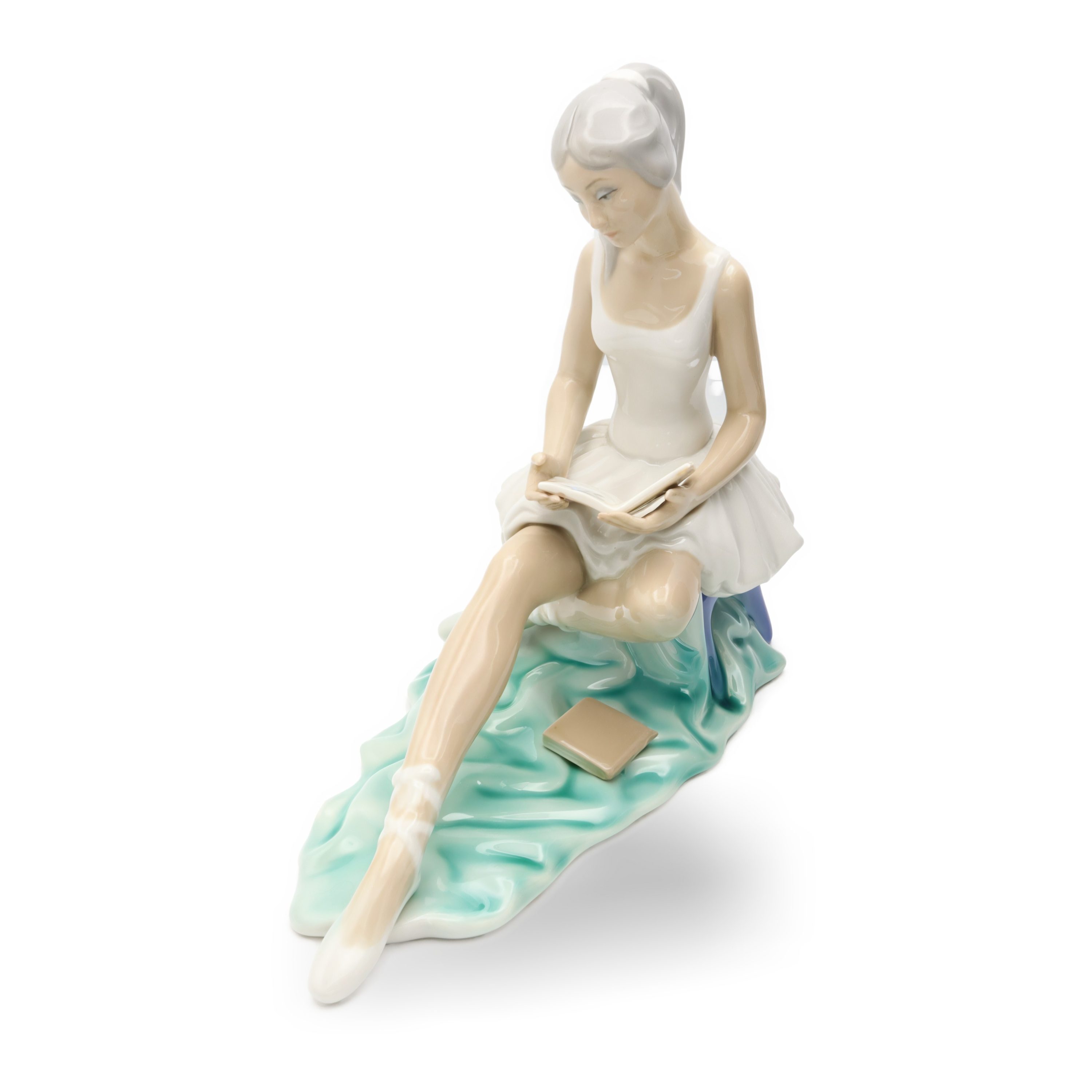 Ballerina Porzellanpuppe - Handgefertigte Tengra Vintage Sammelfigur