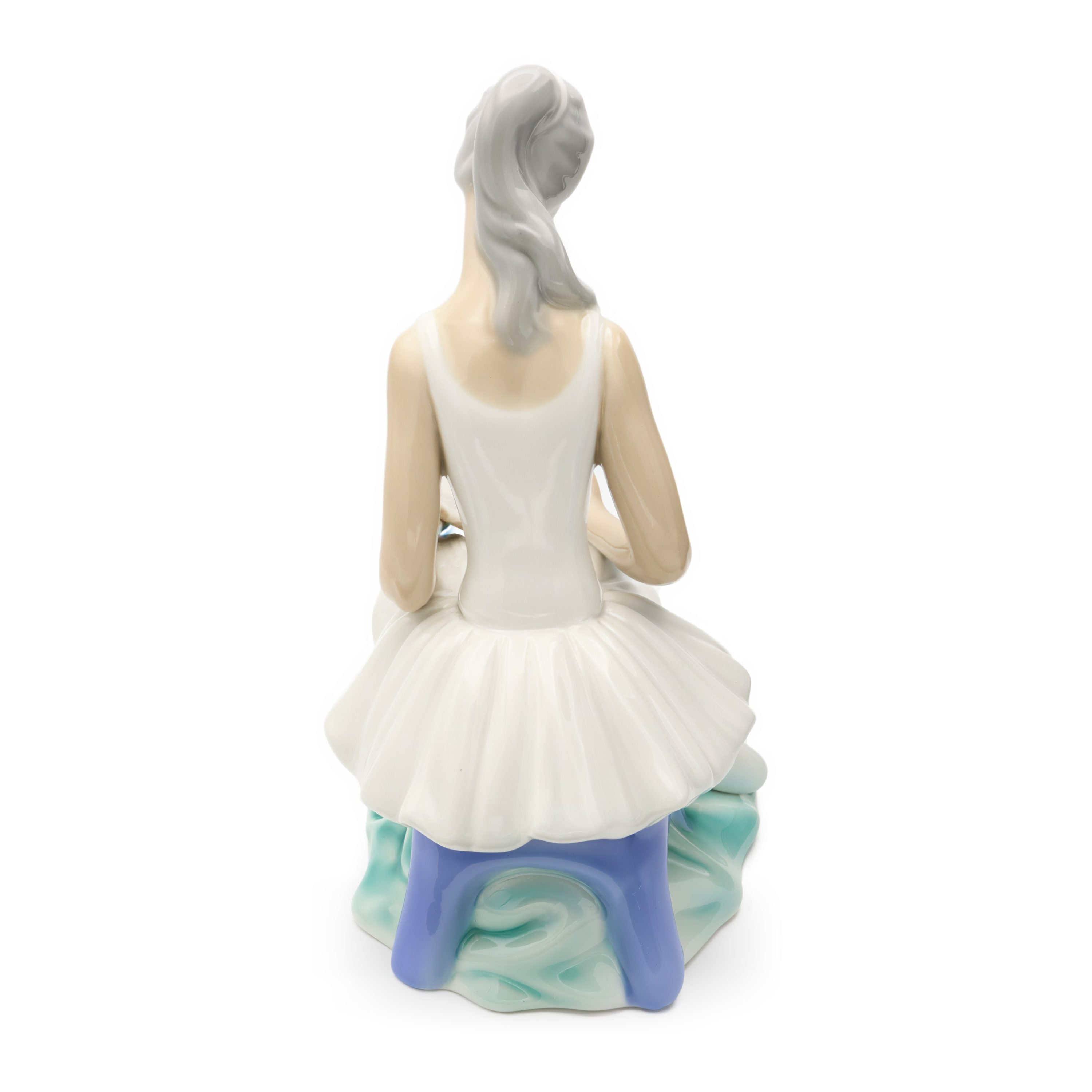 Ballerina Porzellanpuppe - Handgefertigte Tengra Vintage Sammelfigur