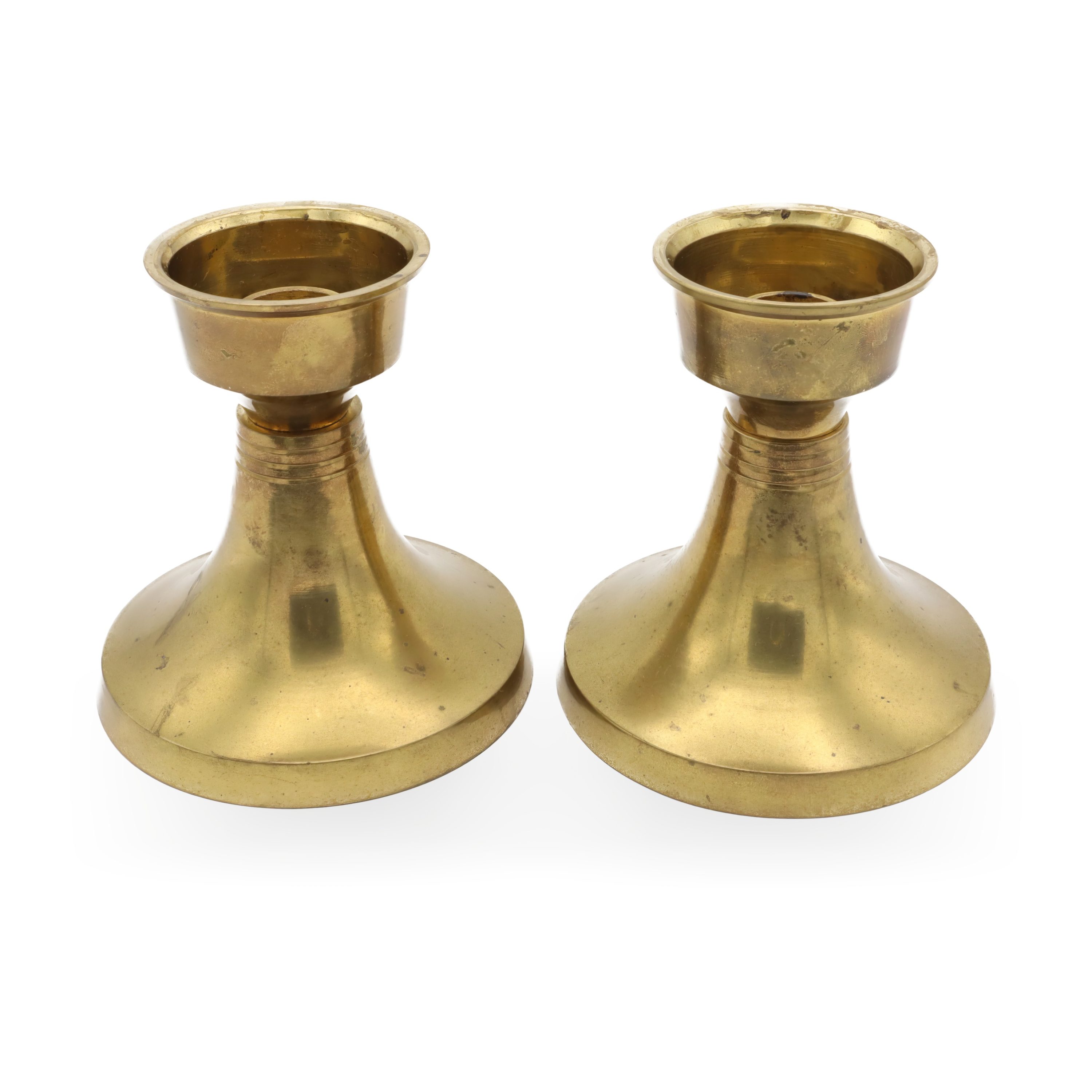 Bronze Art Deco Kerzenhalter - Paar Vintage Kandelaber - Antike Bronze Kerzenständer - Art Deco Wohnaccessoires - Vintage Tischdekoration