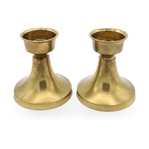 Bronze Art Deco Kerzenhalter - Paar Vintage Kandelaber - Antike Bronze Kerzenständer - Art Deco Wohnaccessoires - Vintage Tischdekoration