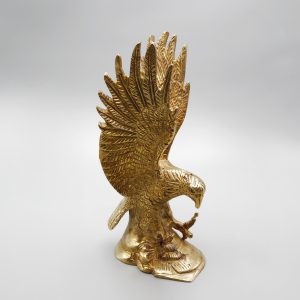 Bronze-Adlerpaar - Vintage-Adlerstatuen - Bronze-Vogelfiguren - Antike Wohnkultur - Wildtier-Skulptur - Handgefertigte Bronze-Deko