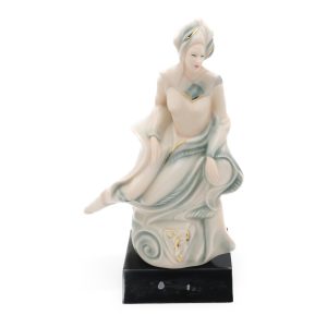 Fantasy Frau Figur - Handbemaltes Galos Porzellan - Medicina - ätherische Schönheit Mit Eleganten Details - Sehr Selten