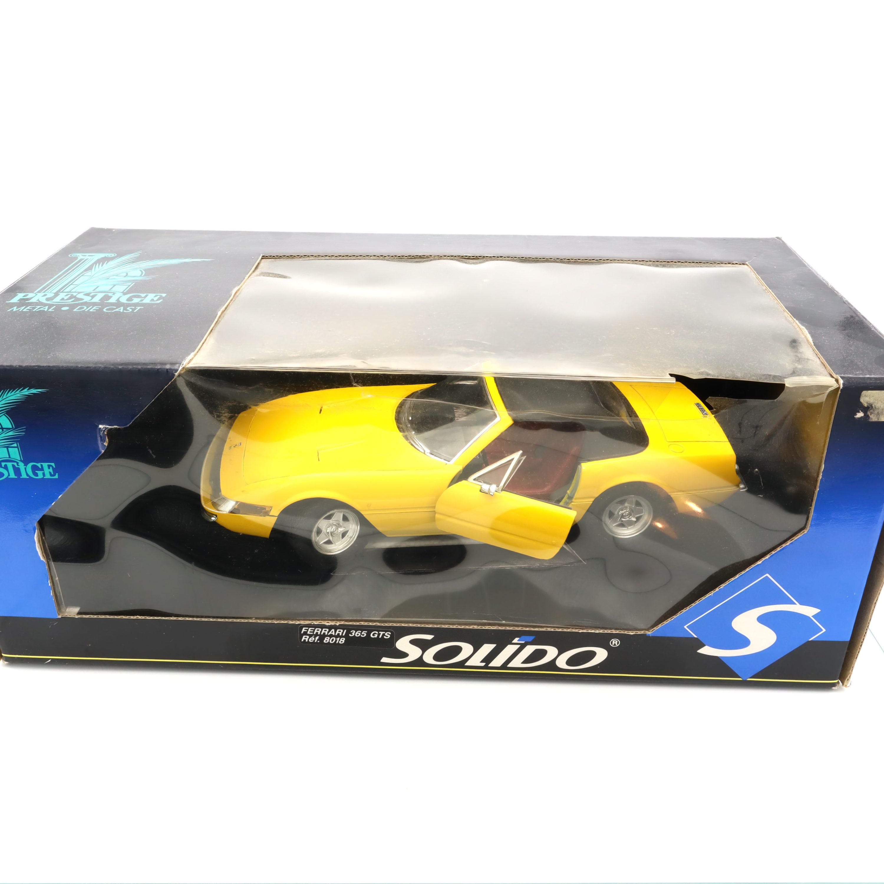 Ferrari 365 GTS Prestige Solido 1 Zu 18 Druckguss Modellauto - Sammlerauto Aus Druckguss - Vintage Ferrari Modell