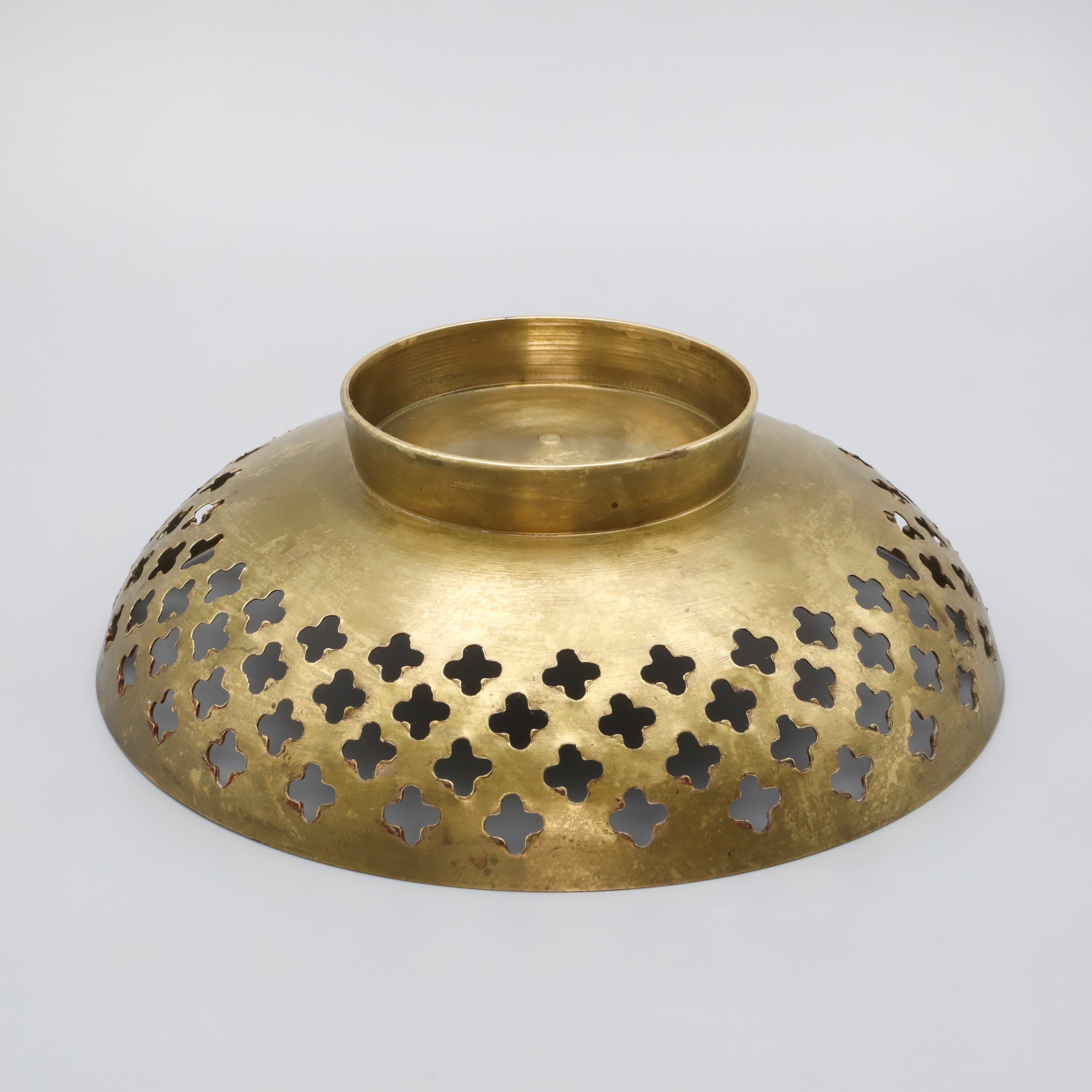Handgemachter Obstkorb Aus Bronze - Vintage Platte - Spanische Bronze-Servierschale - Rustikales Küchen-Dekor